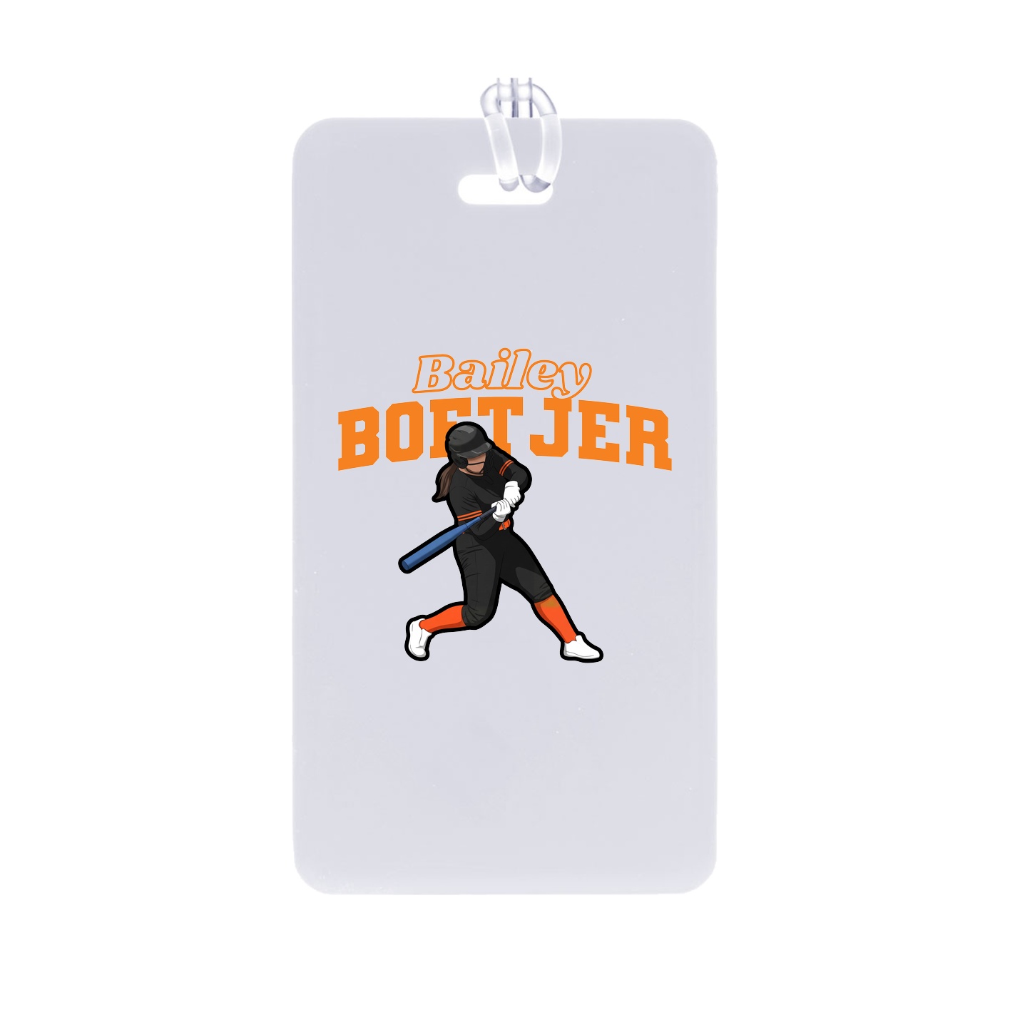 Bag Tag — Name Arch in Classic