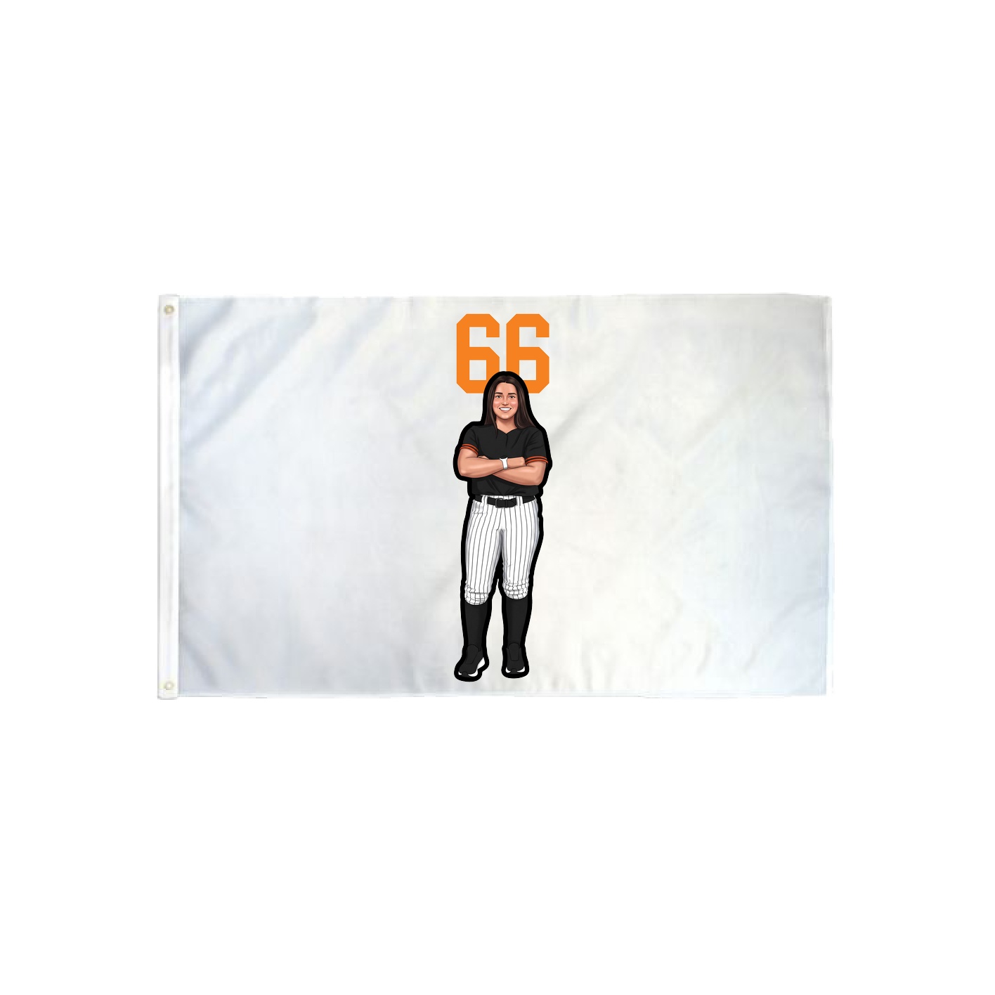 3x5 Flag — Number Top in Classic