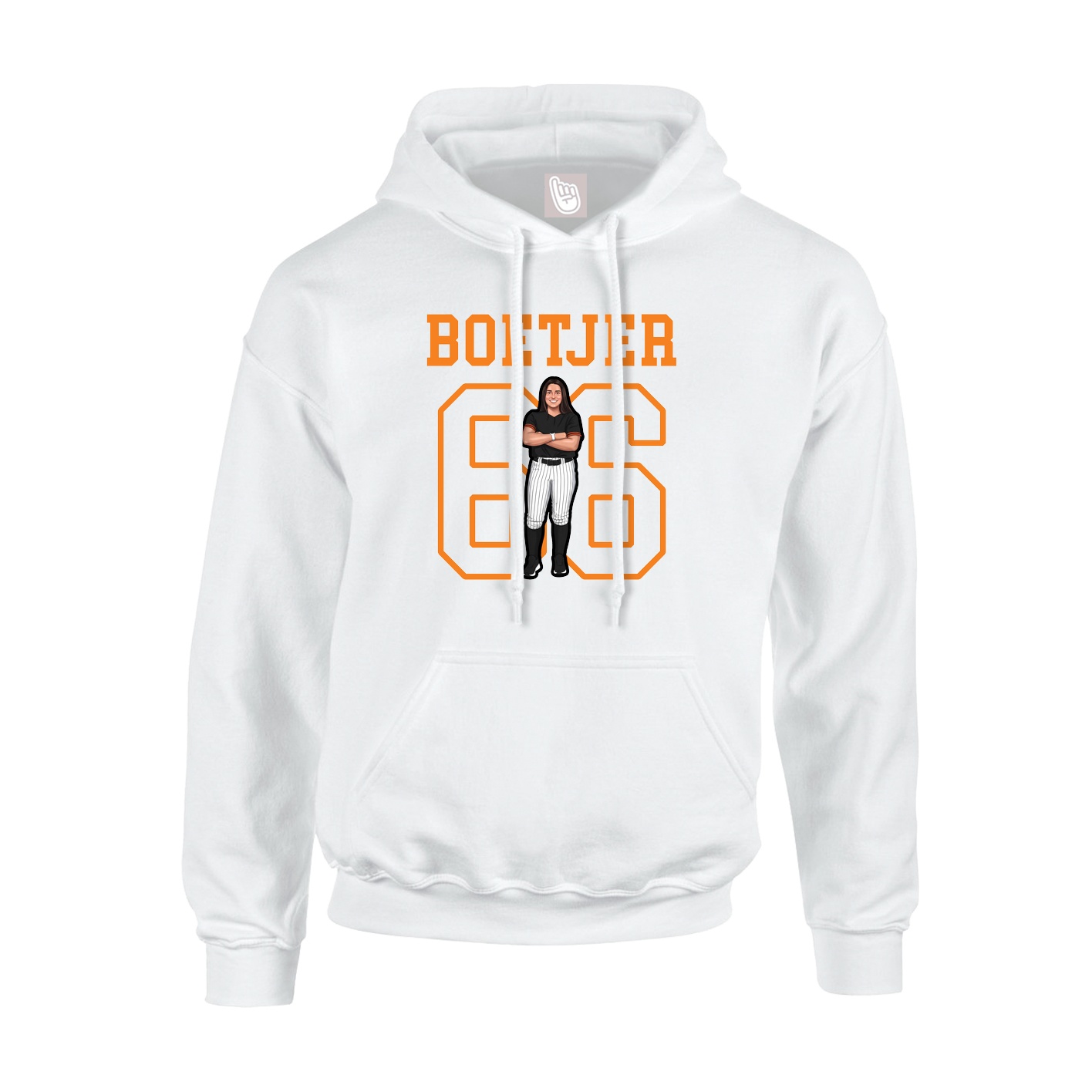 Youth Hoodie — Shirsey in White