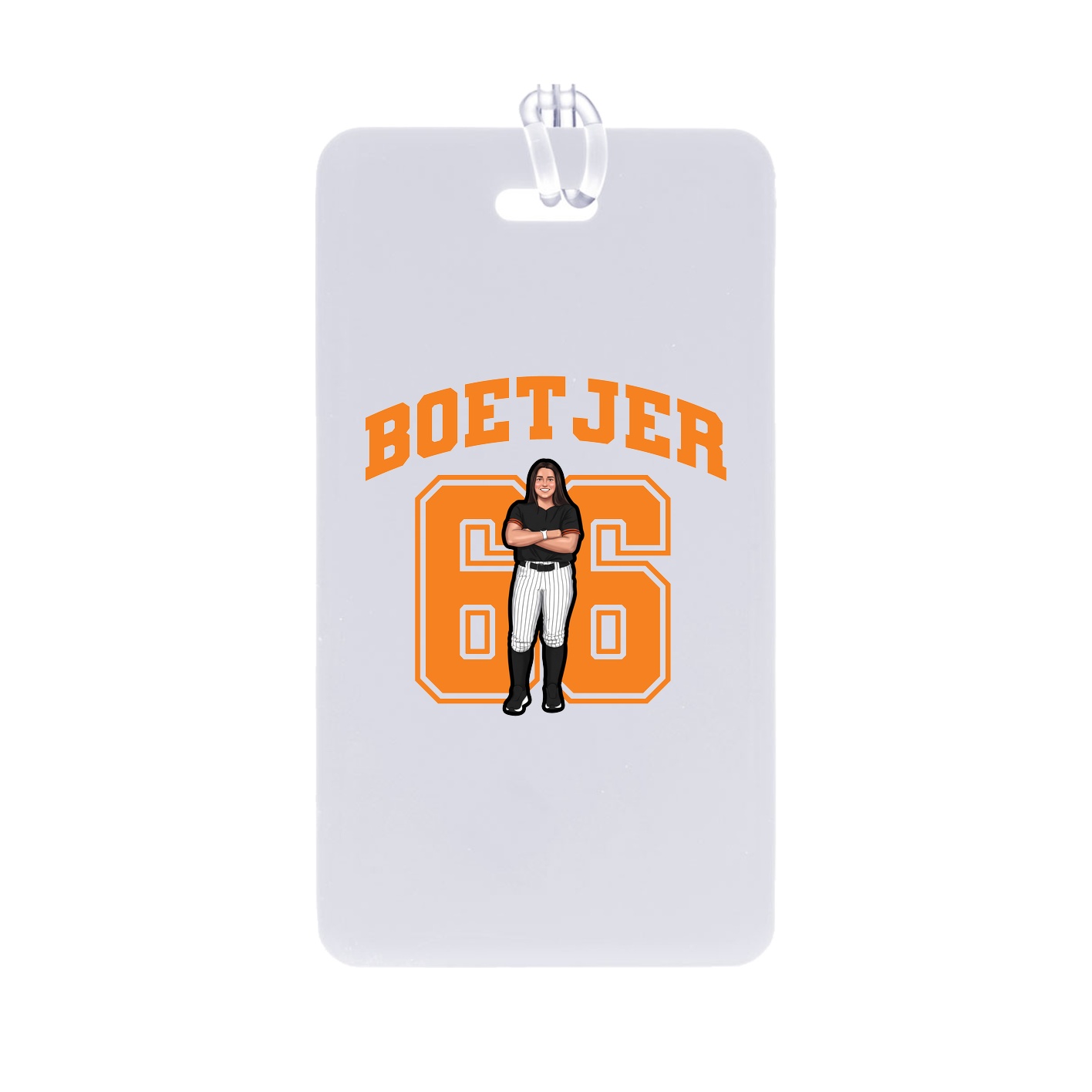 Bag Tag — Number in Classic