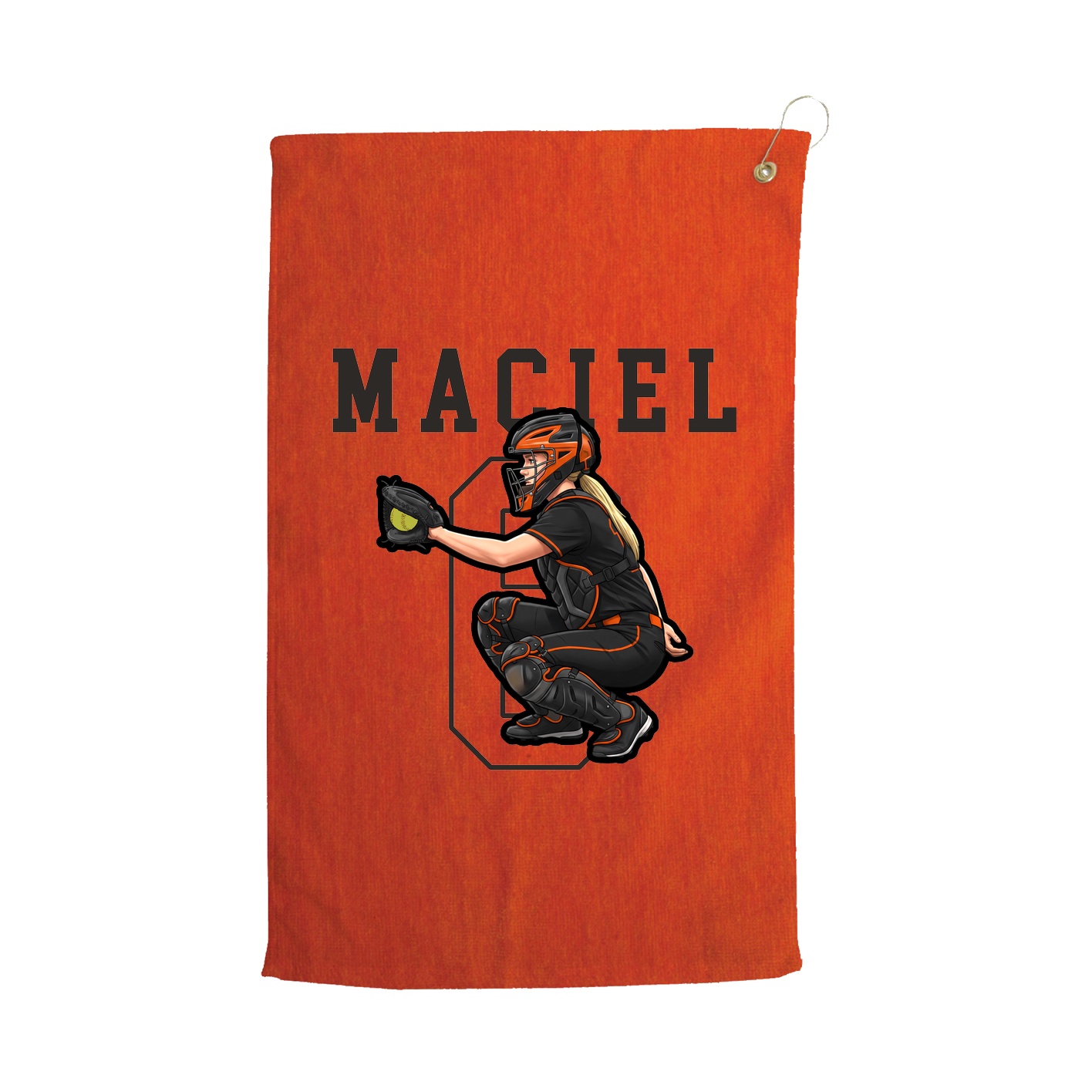 Golf Towel — Shirsey in Orange