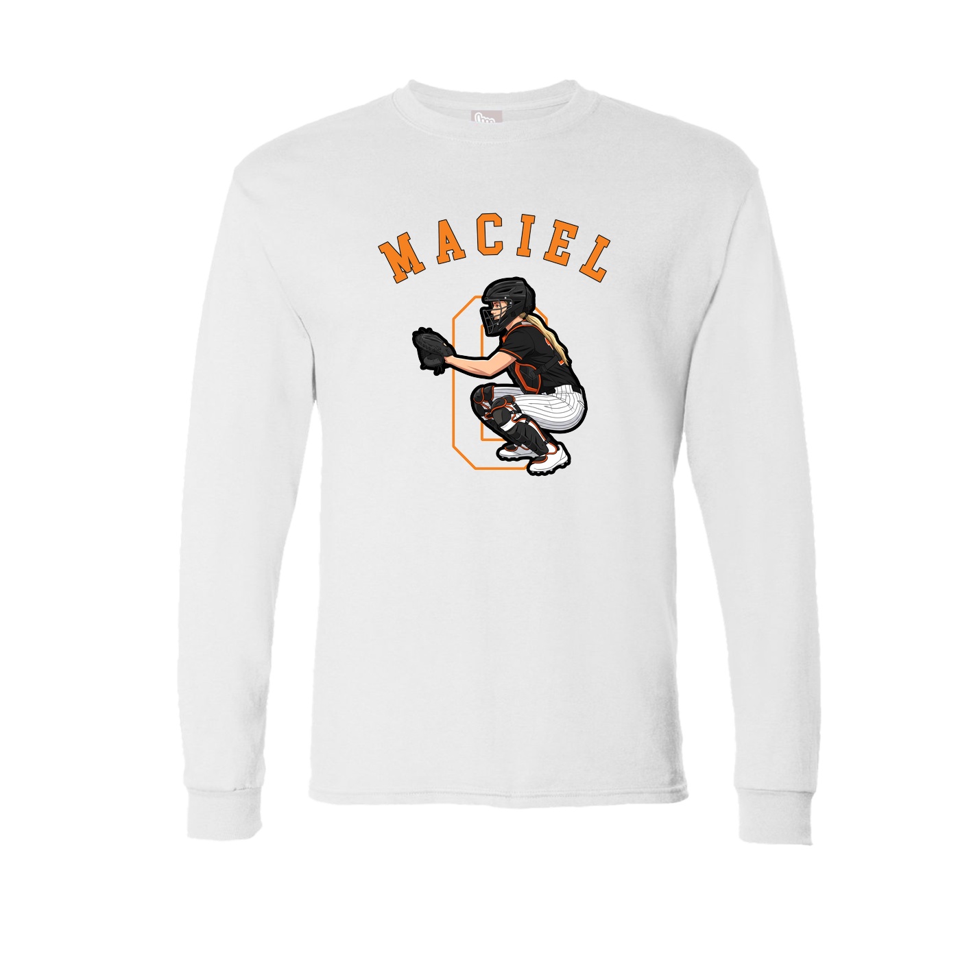 Long Sleeve Tee — Shirsey Arch in White