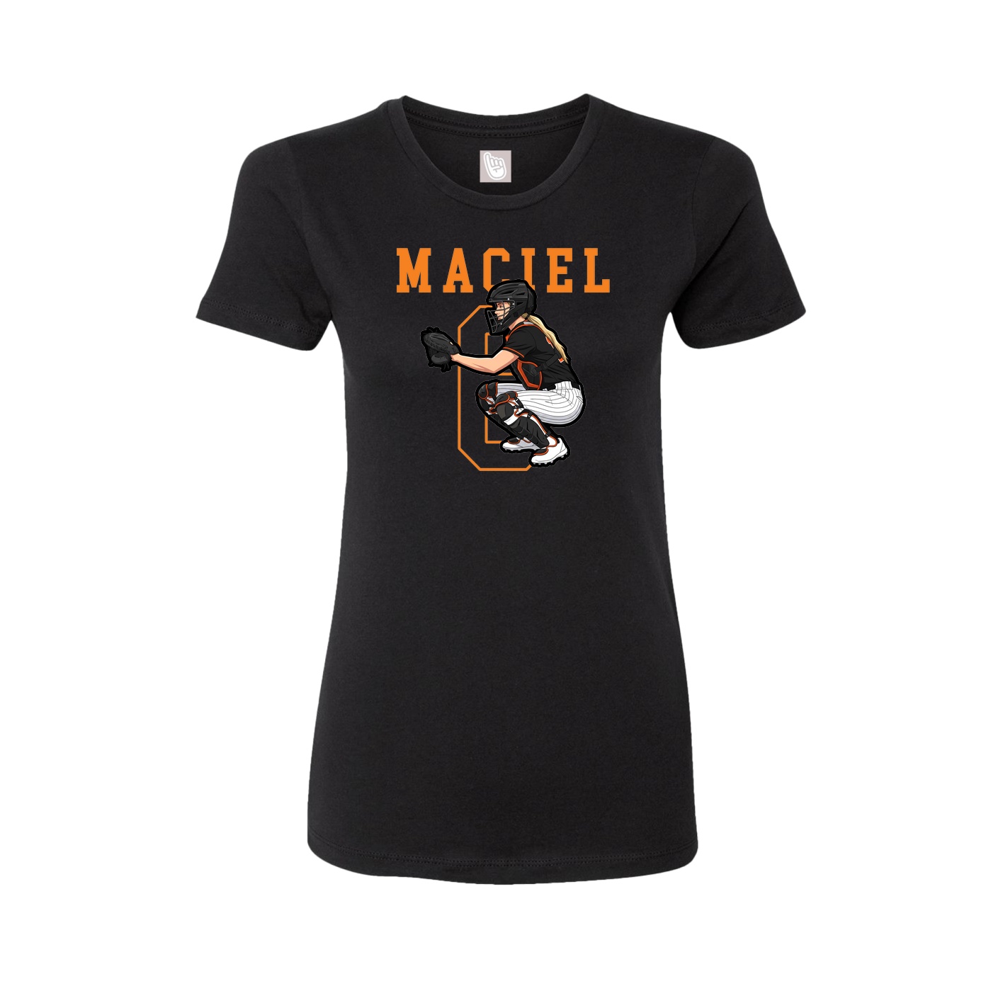 Fitted Women's Tee — Shirsey in Black
