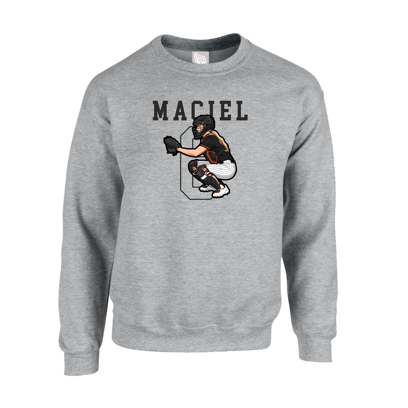 Fleece Crew — Shirsey in Grey