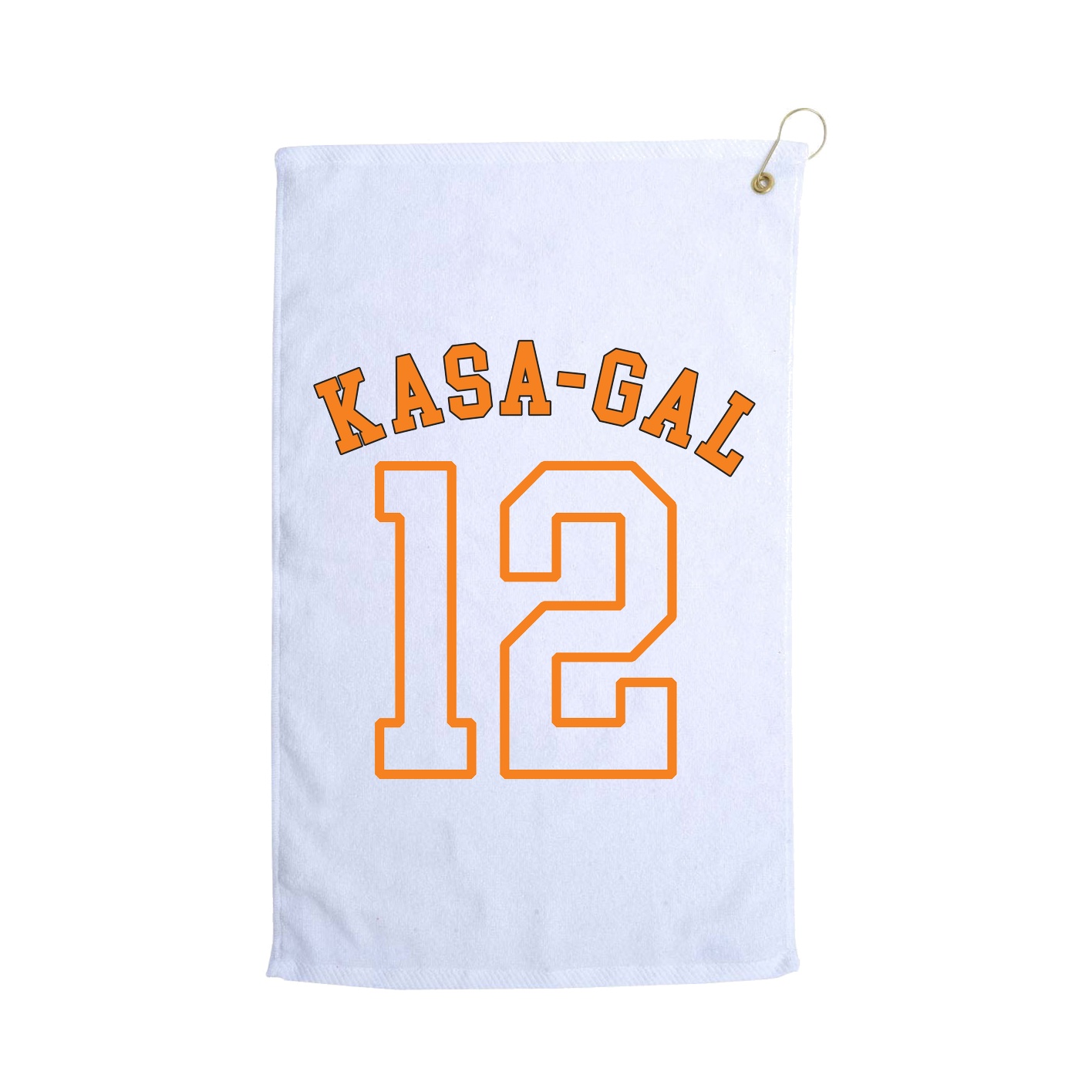 Golf Towel — Shirsey Arch in White