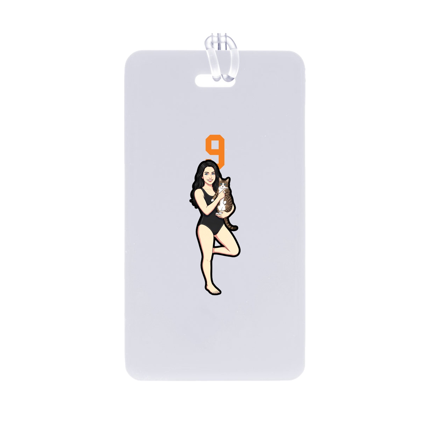 Bag Tag — Number Top in Classic