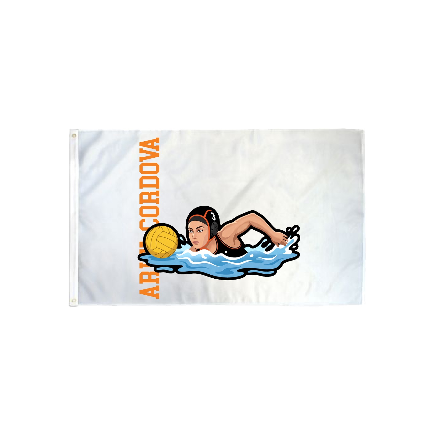 3x5 Flag — Name Vertical in Classic