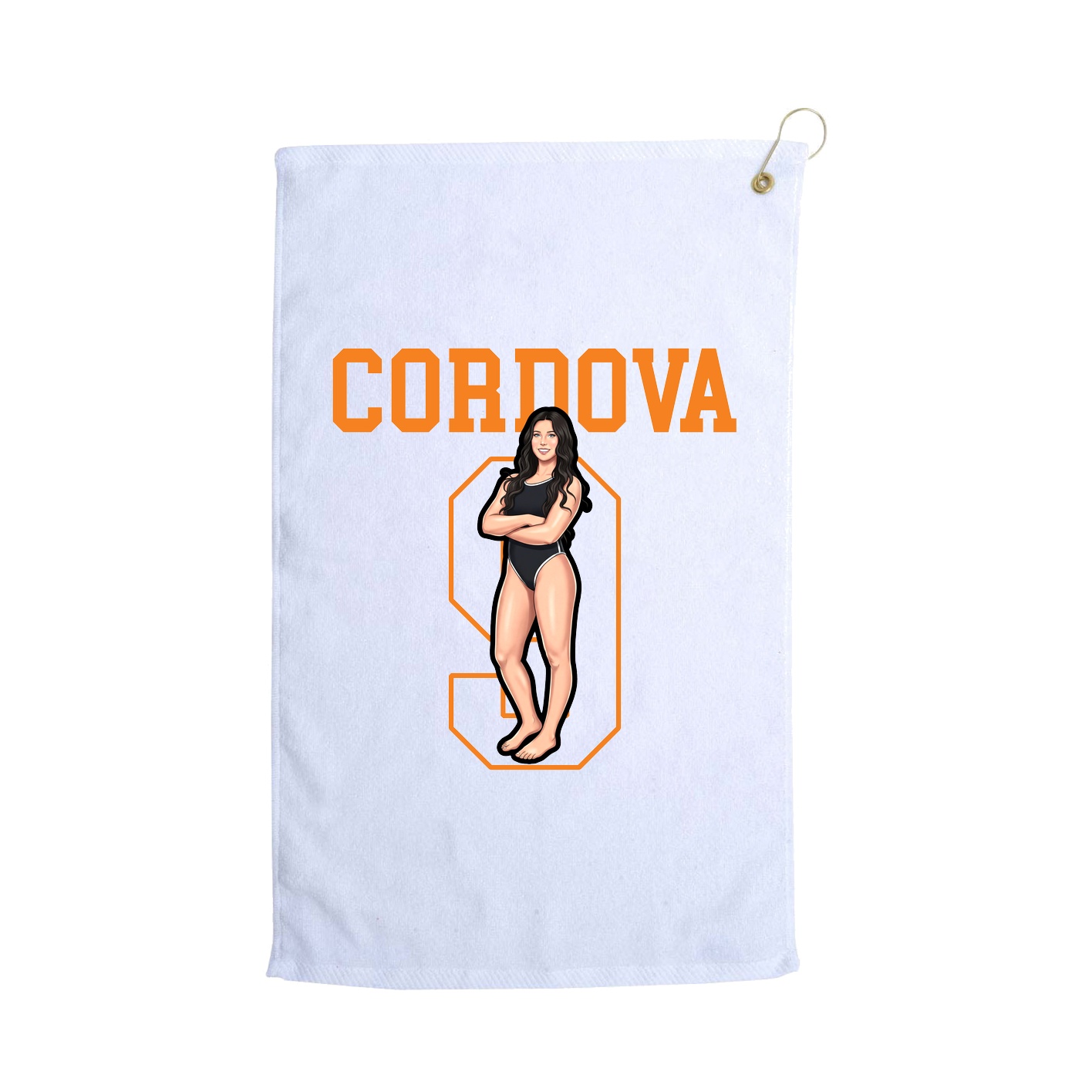 Golf Towel — Shirsey in White