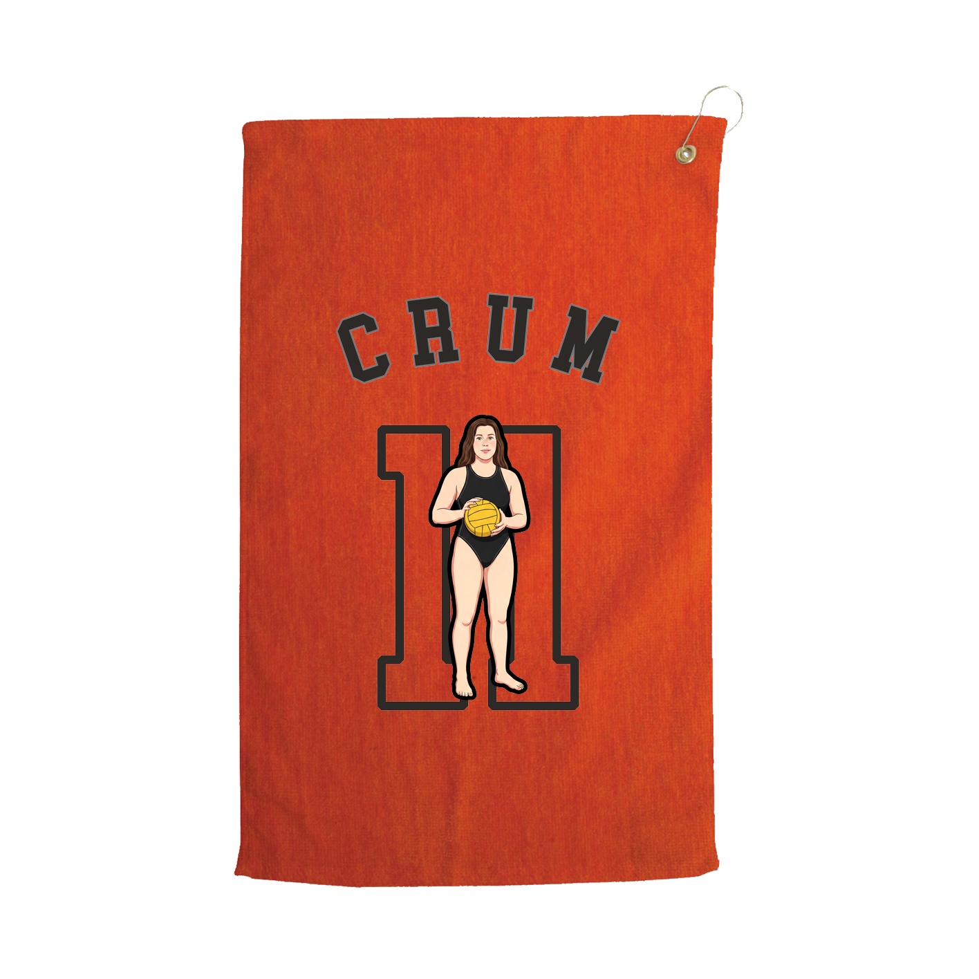 Golf Towel — Shirsey Arch in Orange