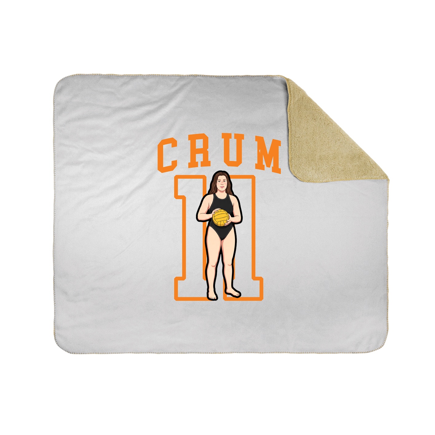 Throw Blanket — Shirsey in White