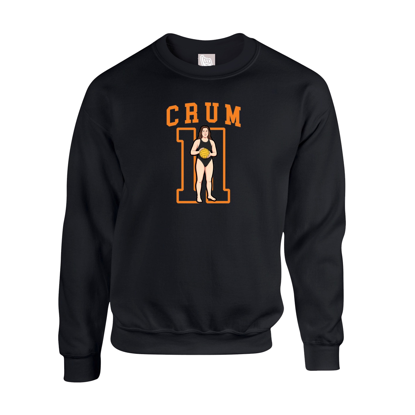 Fleece Crew — Shirsey in Black