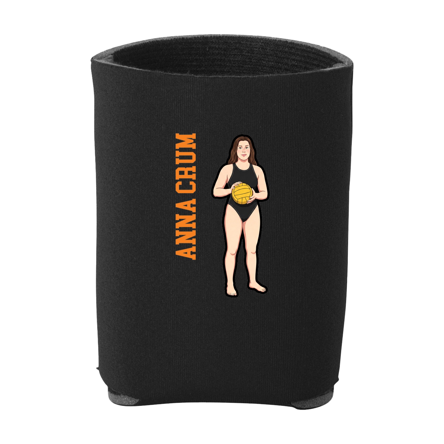 Can Holder — Name Vertical in Black
