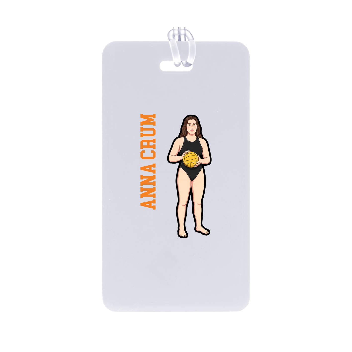 Bag Tag — Name Vertical in Classic