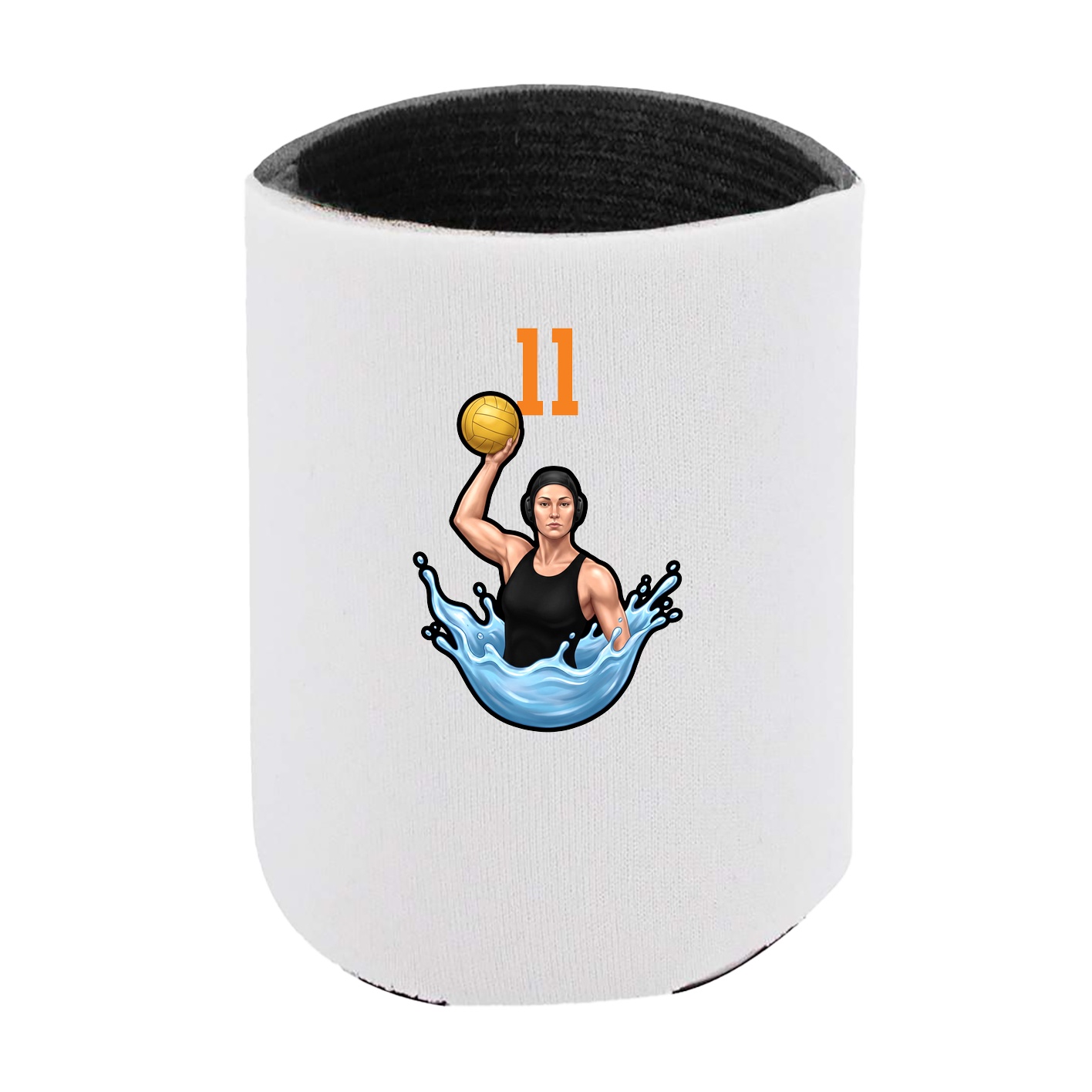 Can Holder — Number Top in White