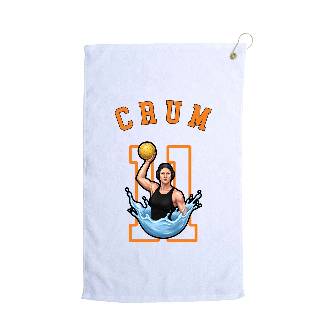 Golf Towel — Shirsey Arch in White