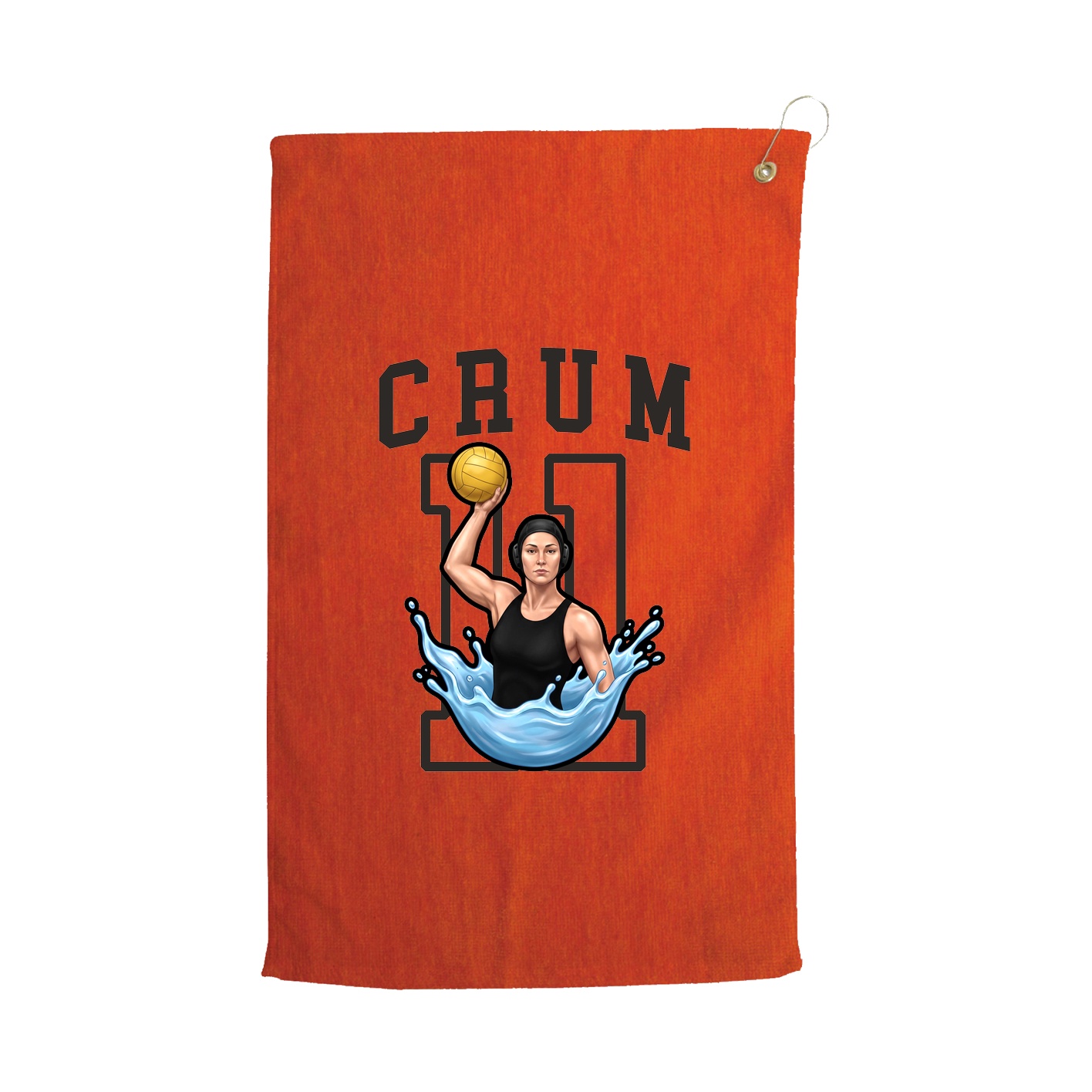 Golf Towel — Shirsey in Orange