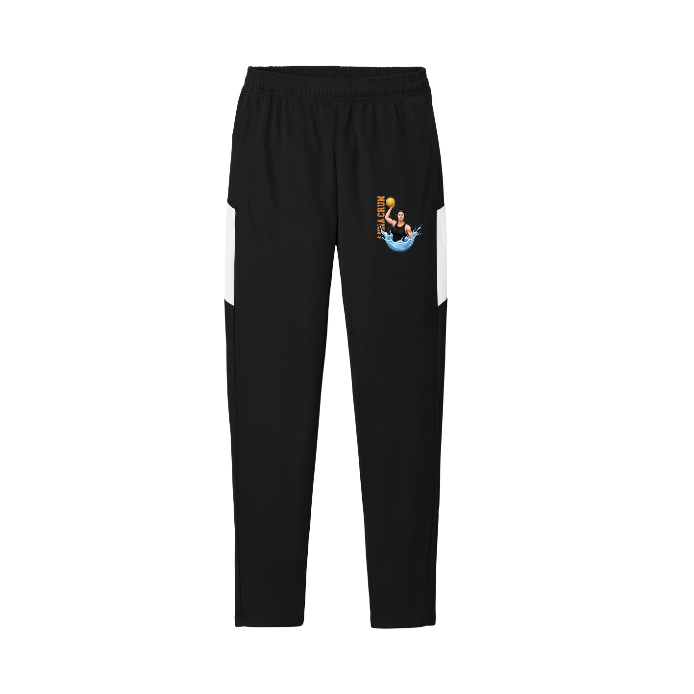 Team Travel Pant — Name Vertical in Black/White