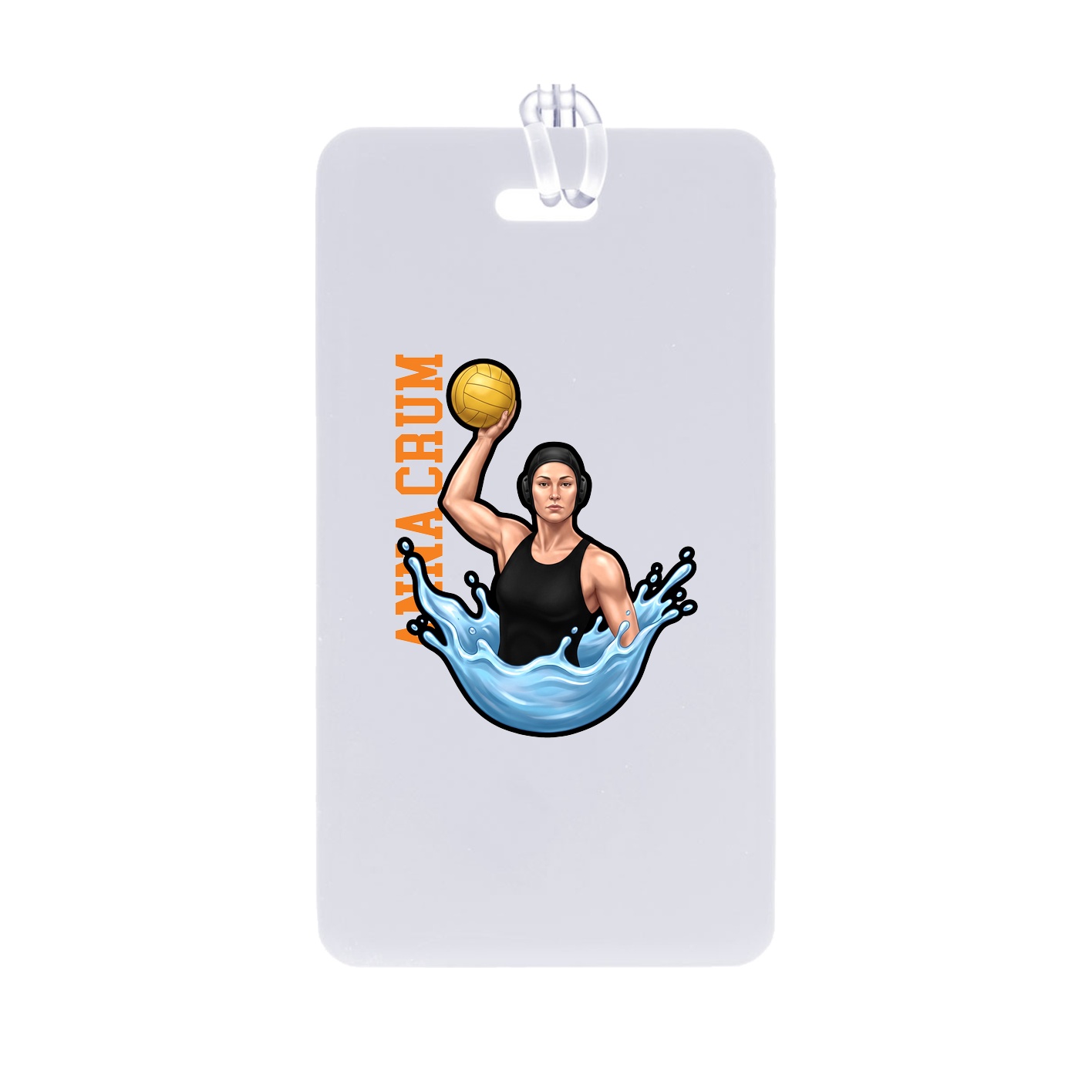 Bag Tag — Name Vertical in Classic