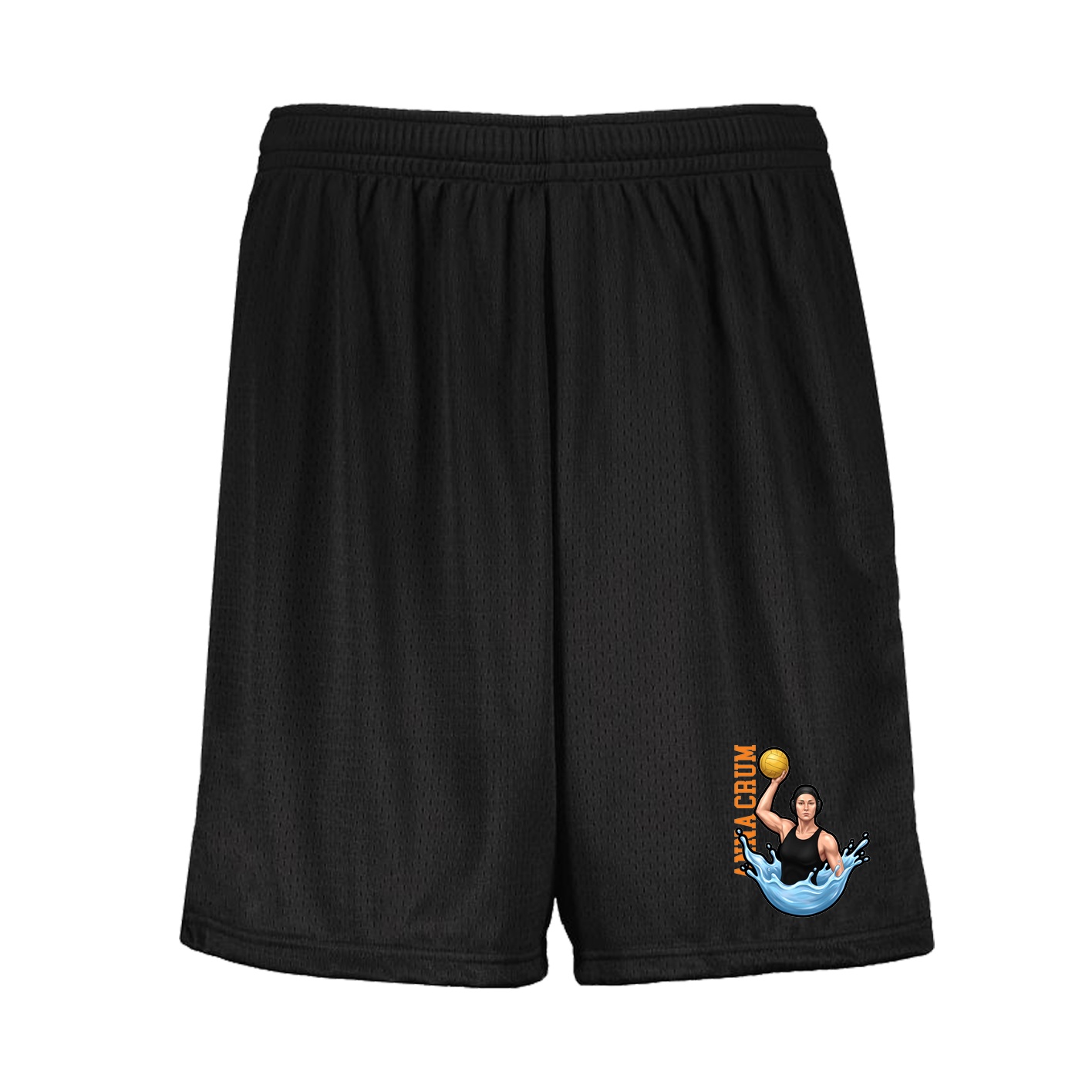 Shorts — Name Vertical in Black