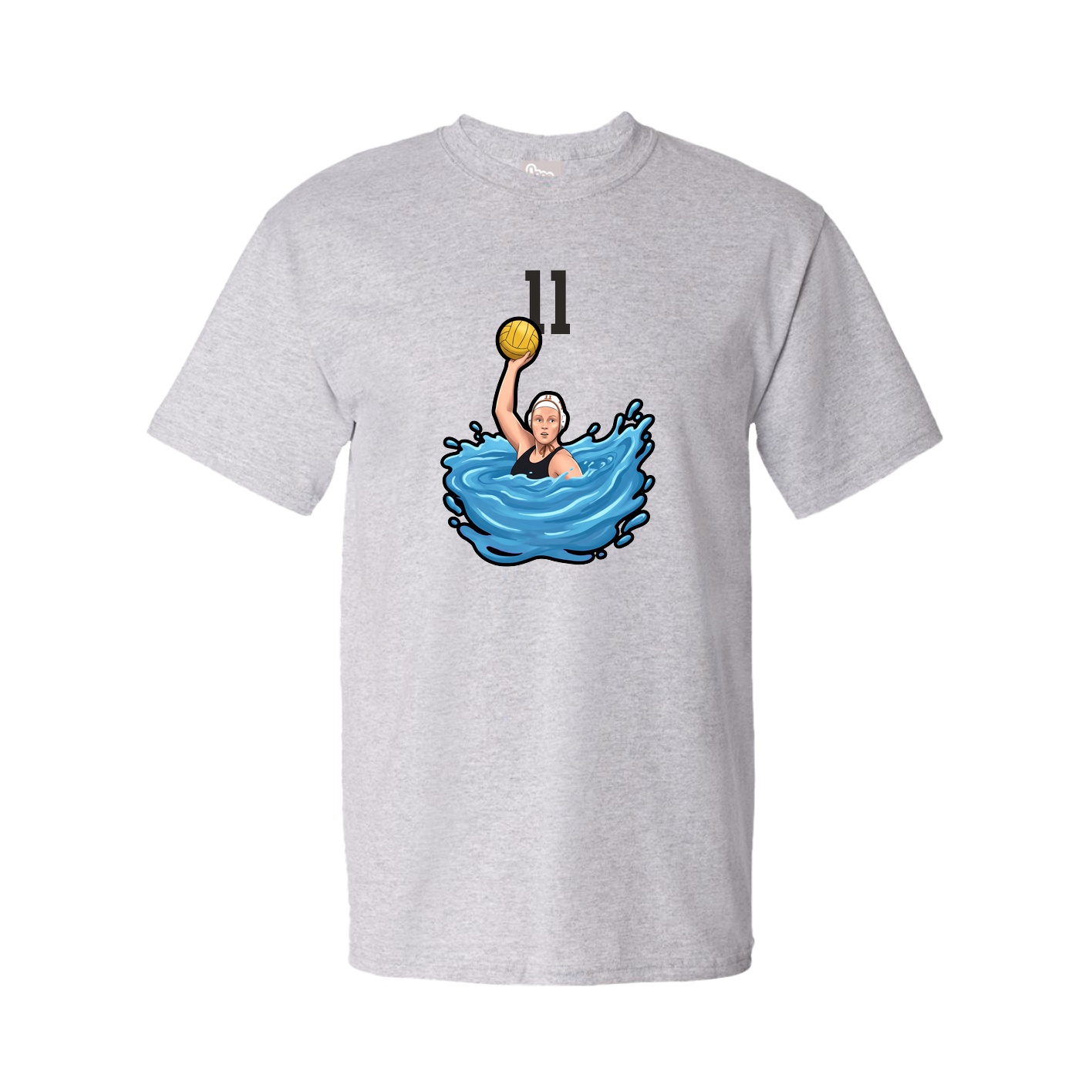 Tee — Number Top in Grey
