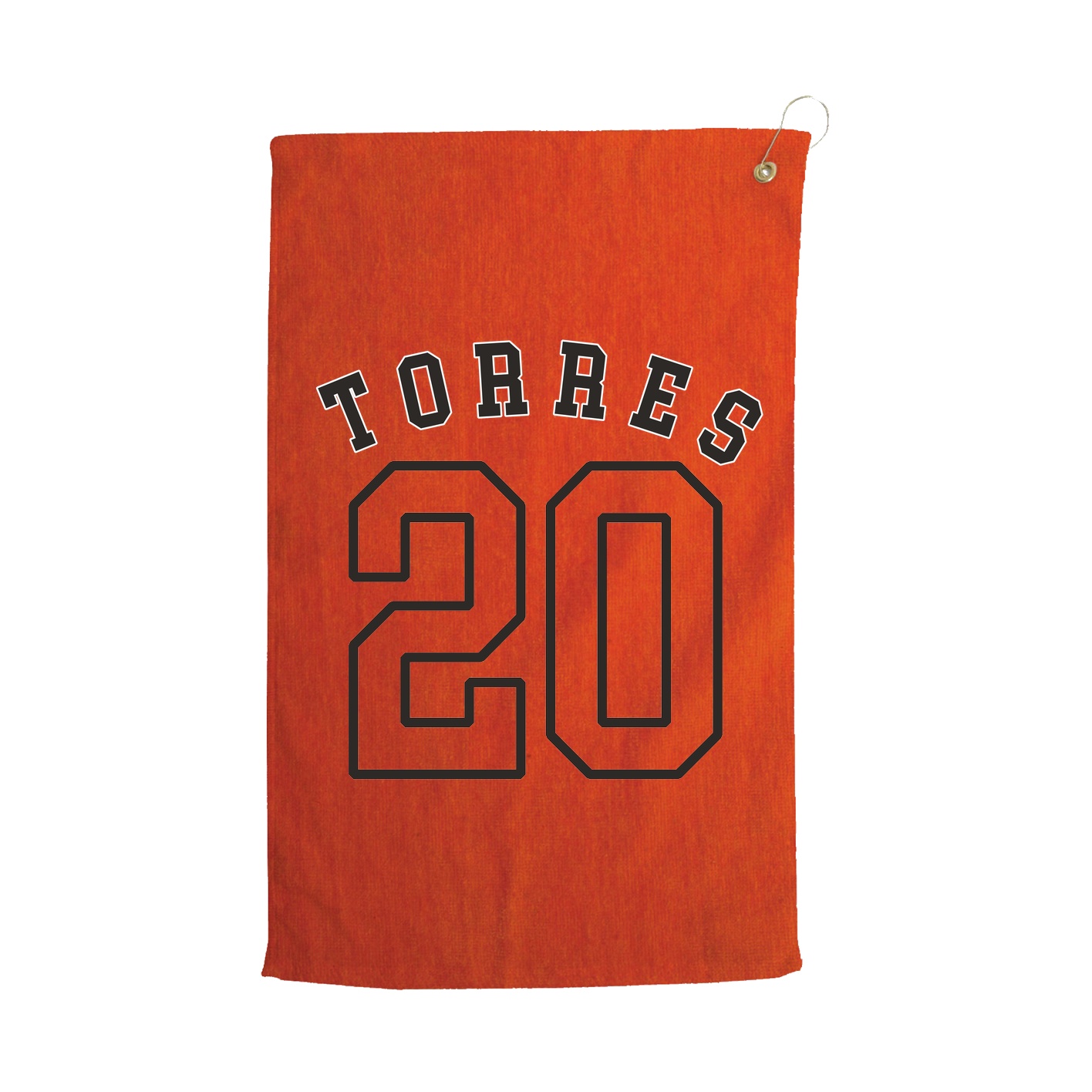 Golf Towel — Shirsey Arch in Orange