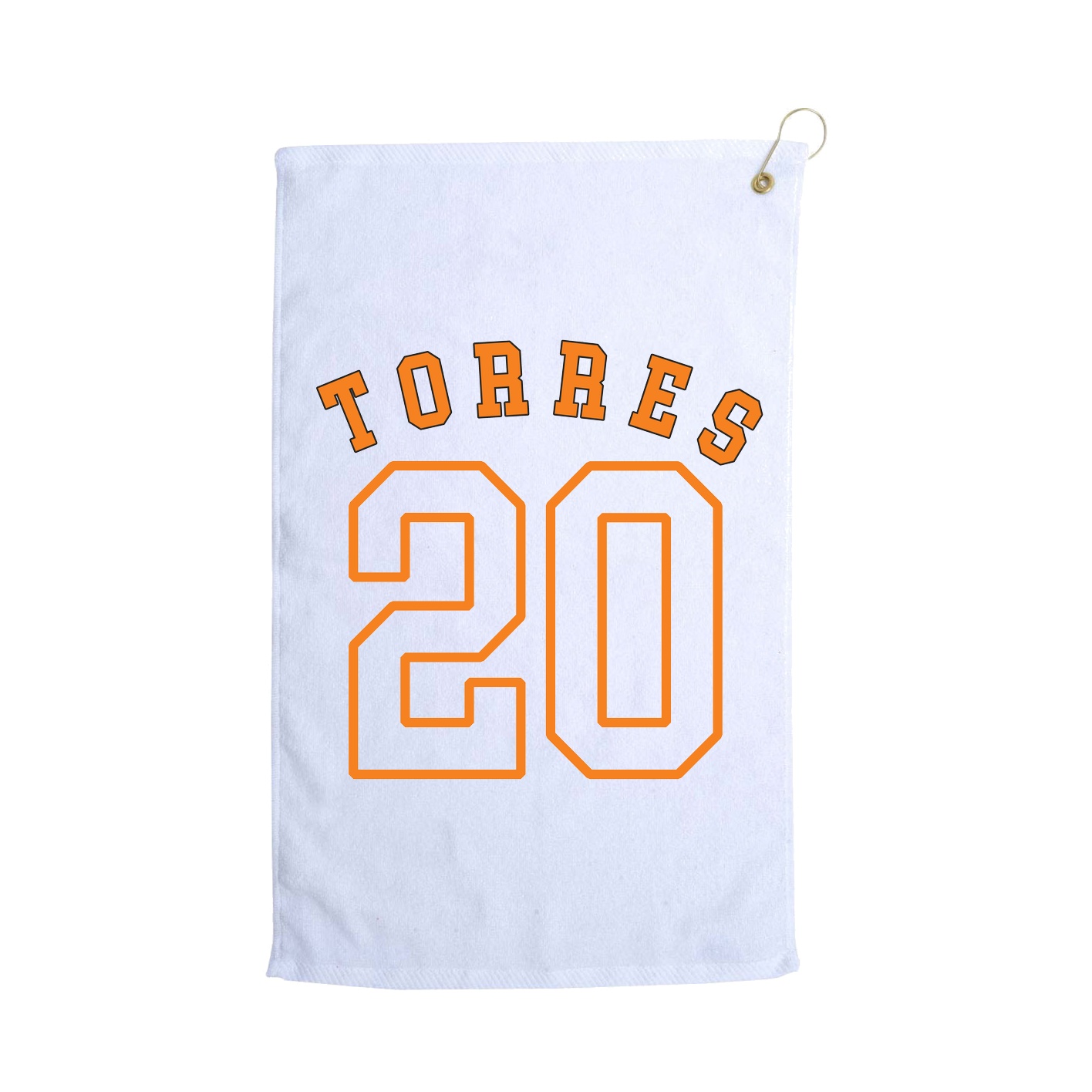 Golf Towel — Shirsey Arch in White