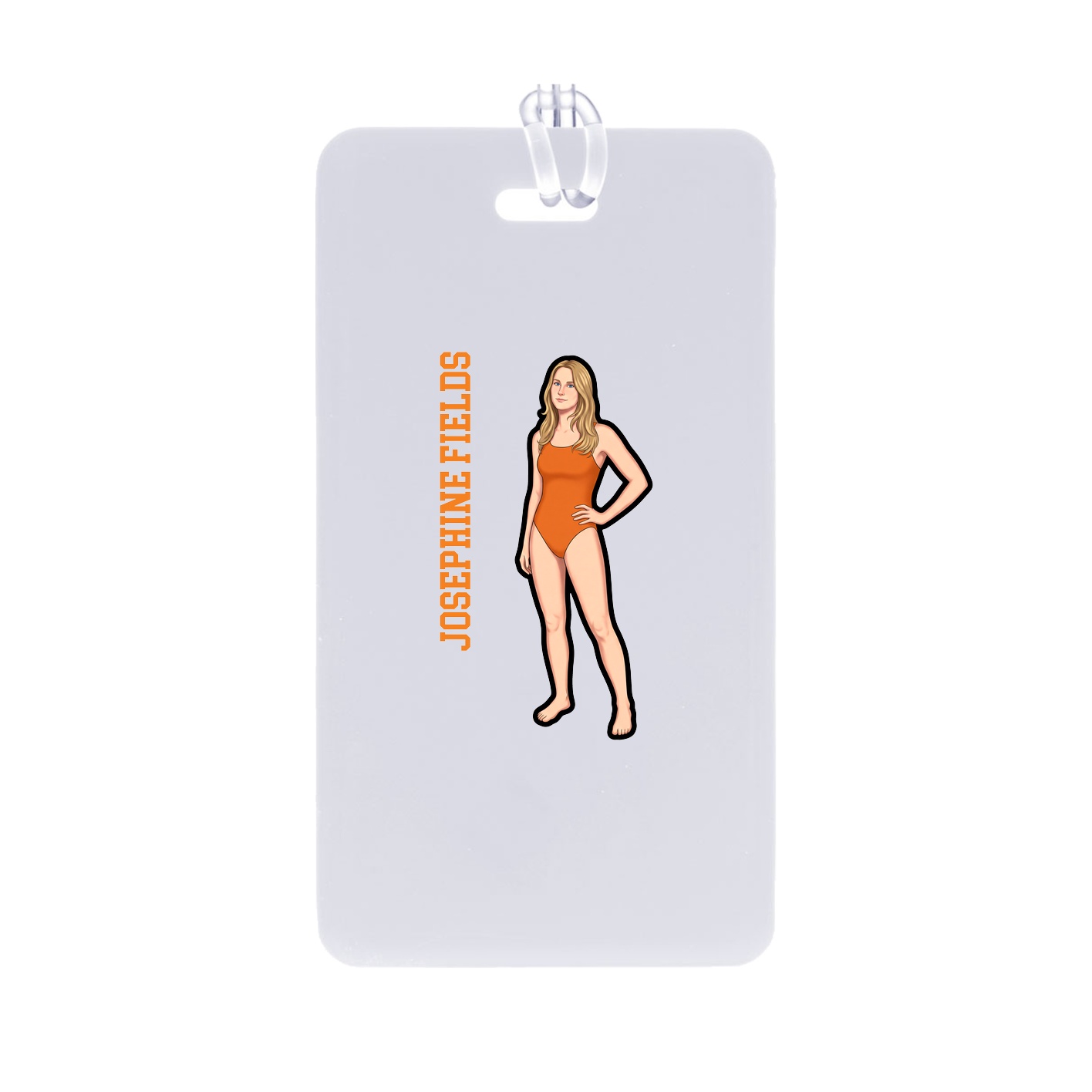 Bag Tag — Name Vertical in Classic