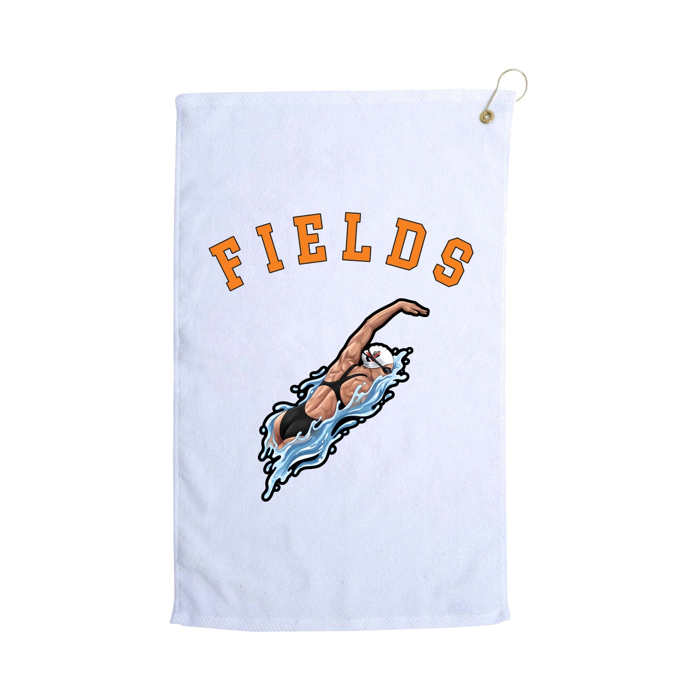Golf Towel — Shirsey Arch in White