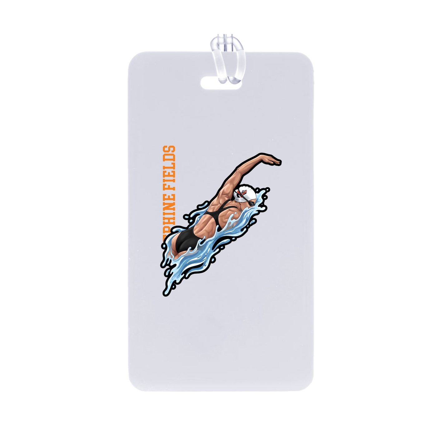 Bag Tag — Name Vertical in Classic