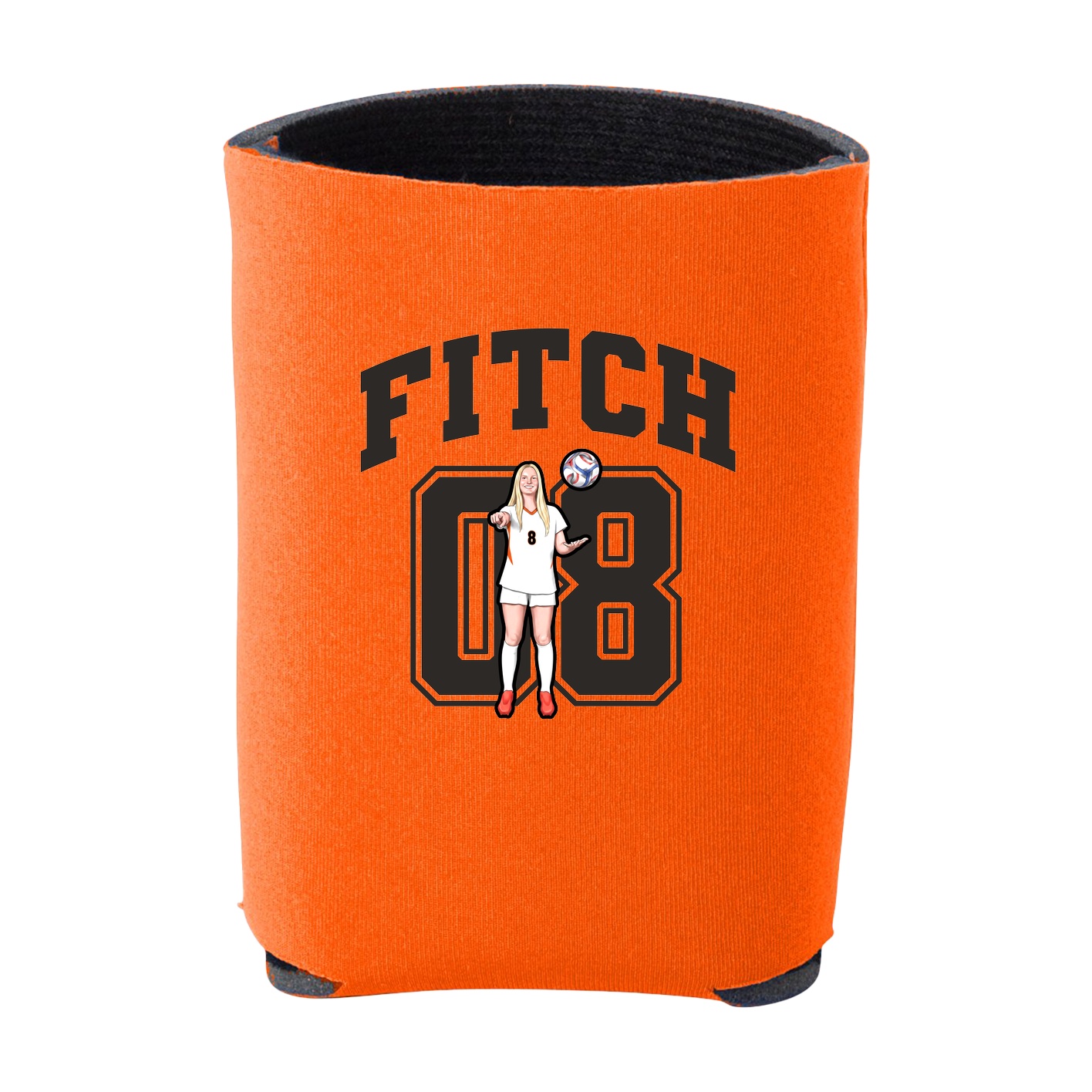 Can Holder — Number in Orange