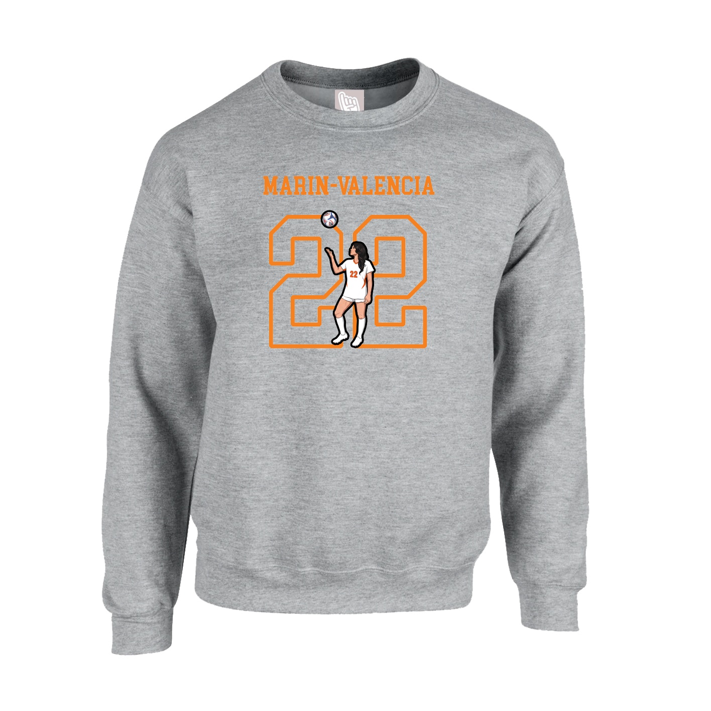 Fleece Crew — Shirsey in Grey