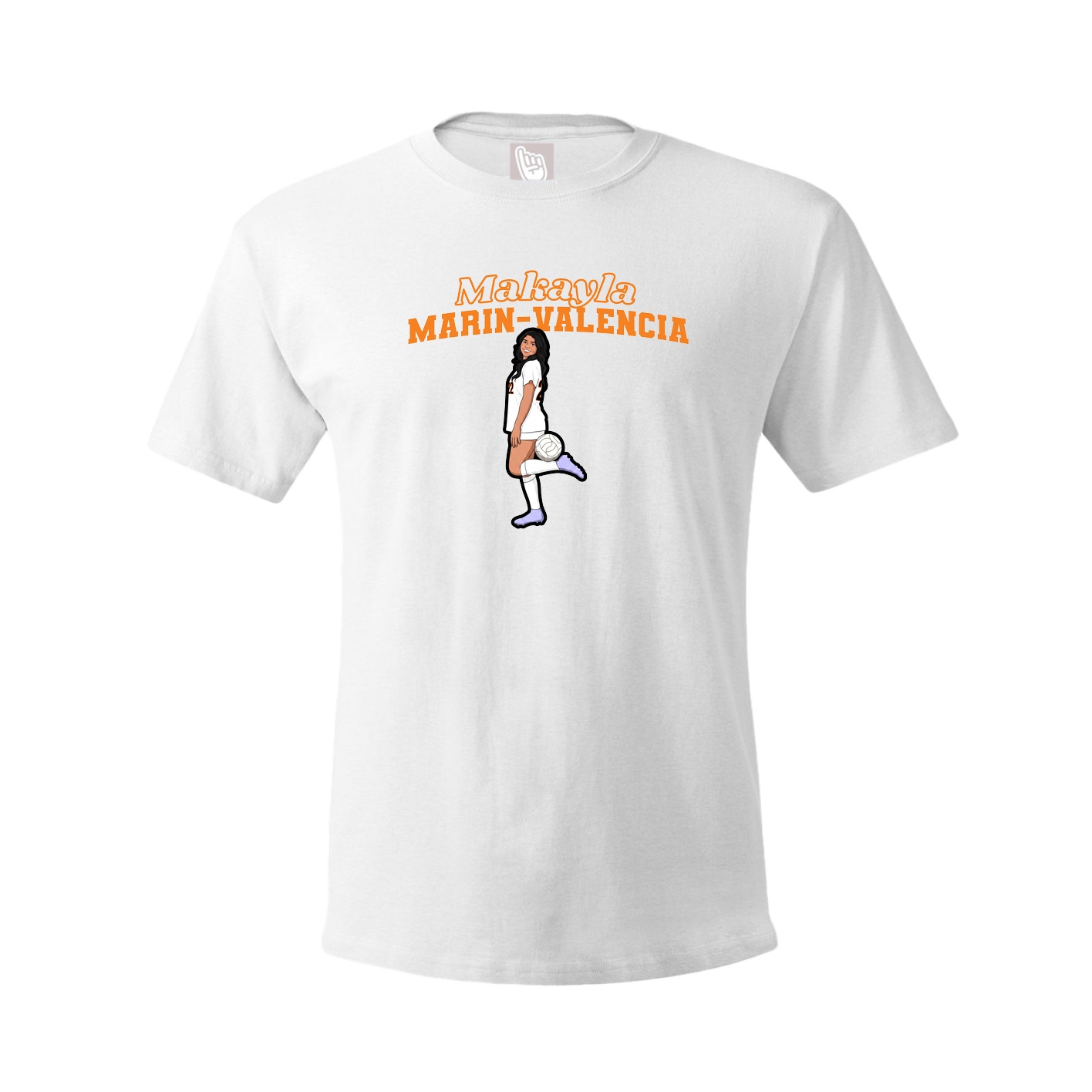 Tee — Name Arch in White