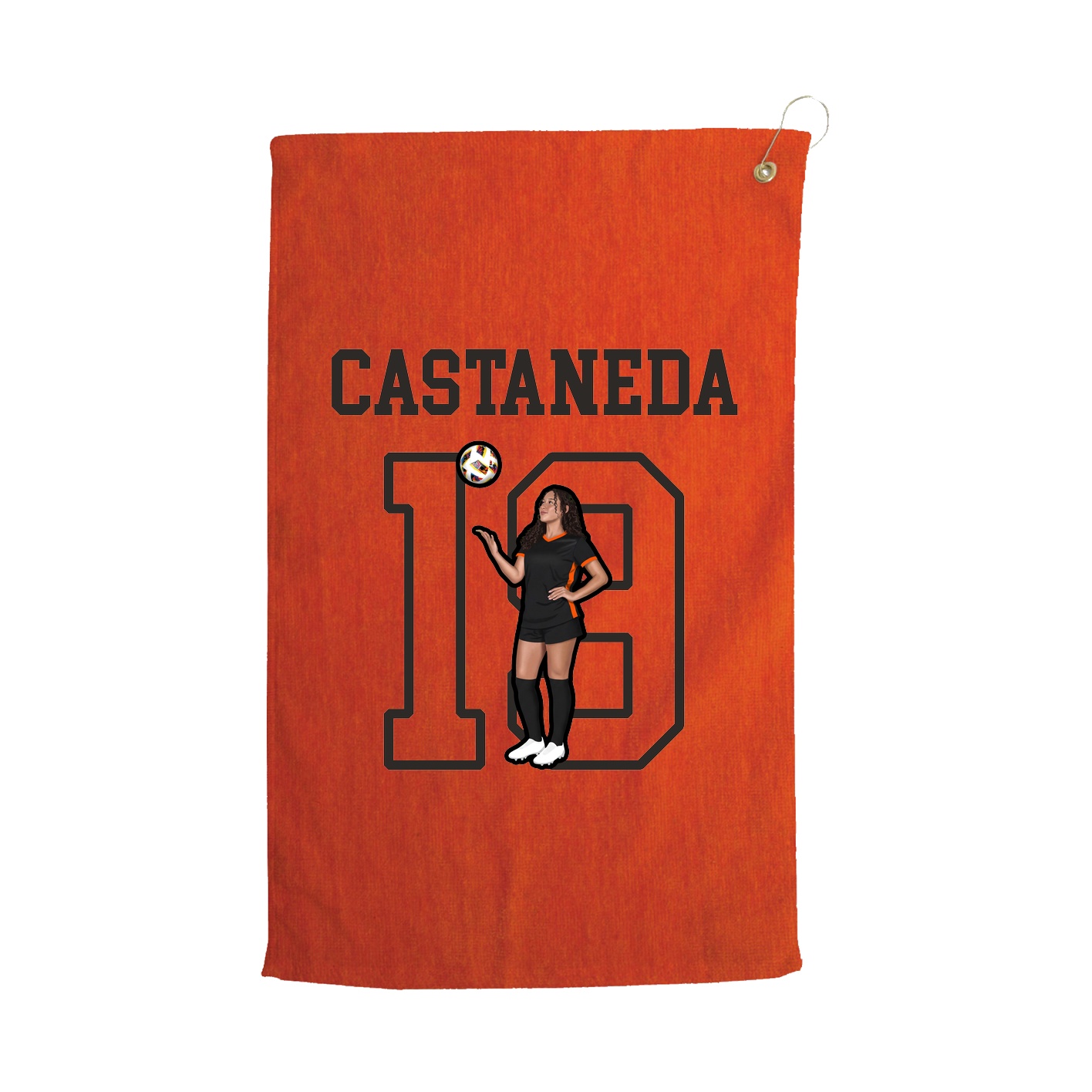 Golf Towel — Shirsey in Orange