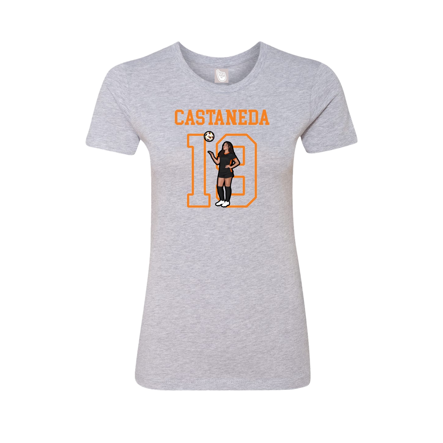 Fitted Women's Tee — Shirsey in Grey