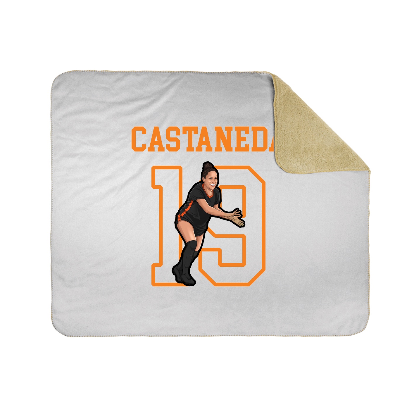 Throw Blanket — Shirsey in White