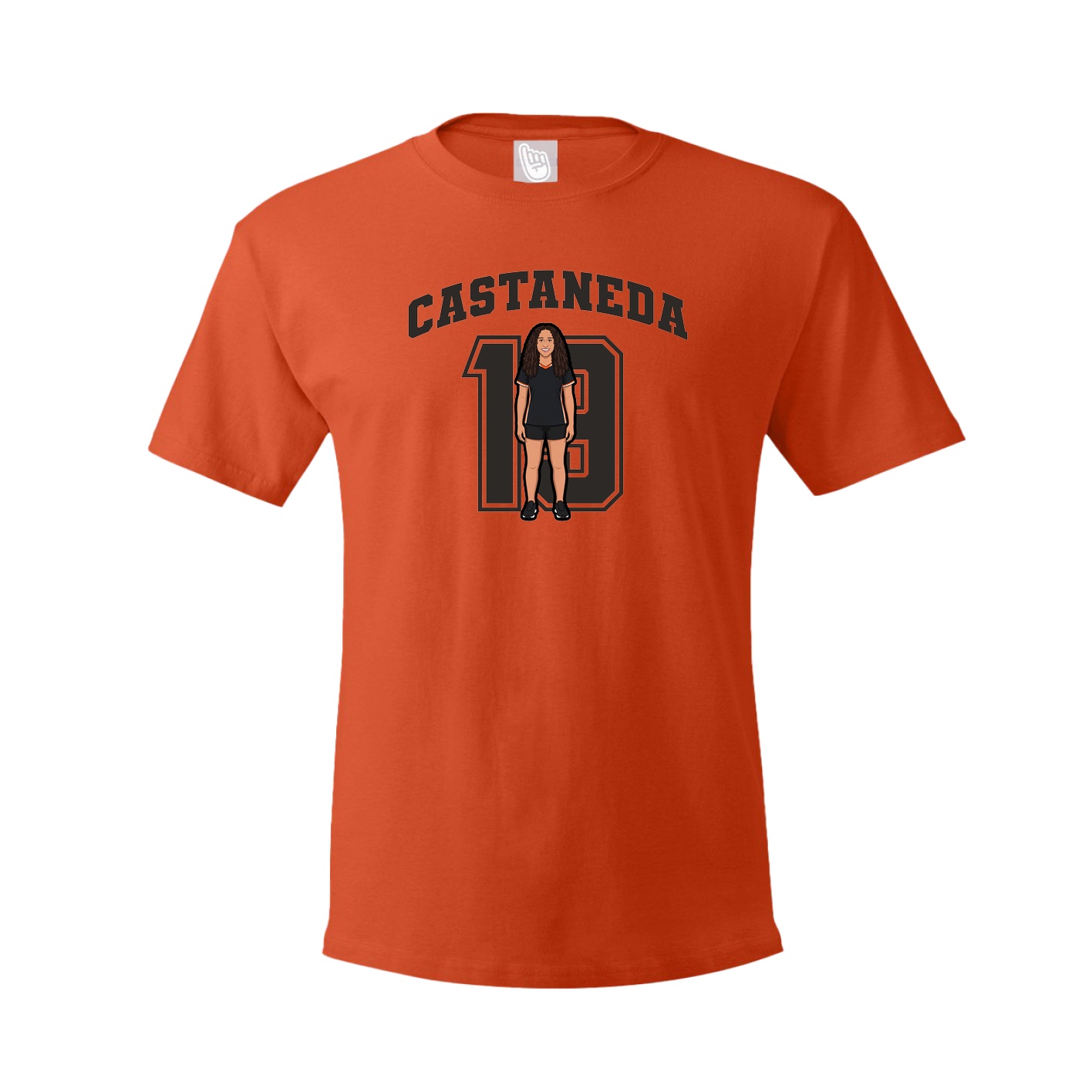 Tee — Number in Orange