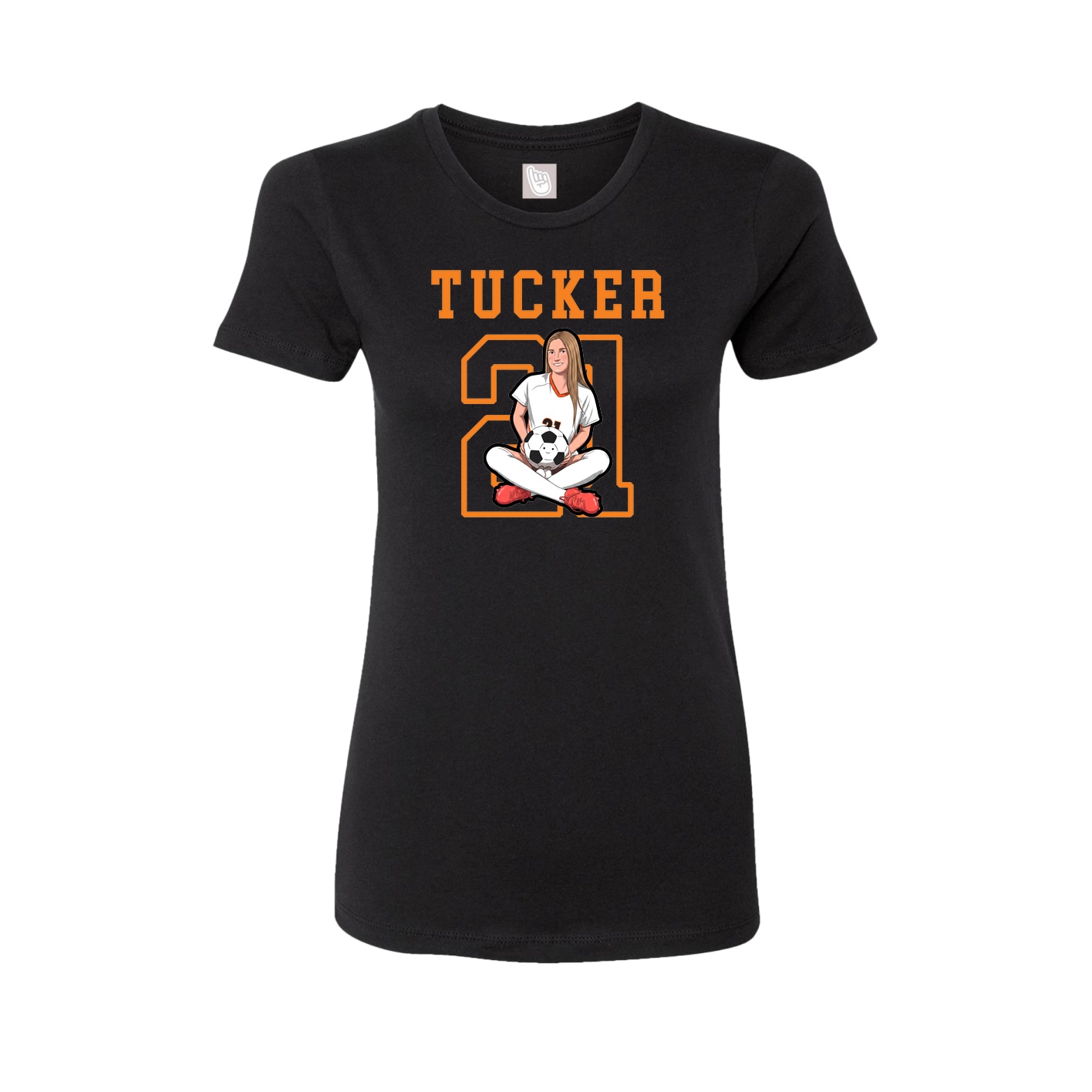 Fitted Women's Tee — Shirsey in Black