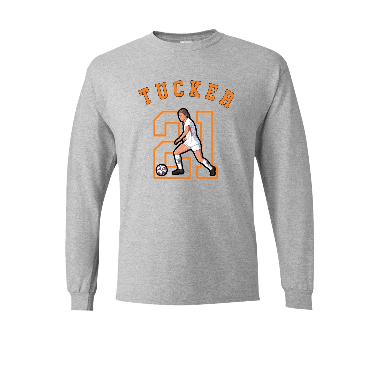 Long Sleeve Tee — Shirsey Arch in Grey