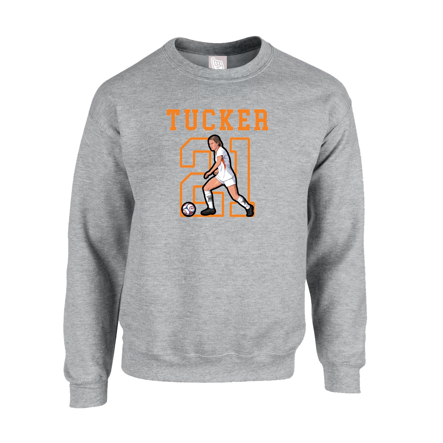 Fleece Crew — Shirsey in Grey