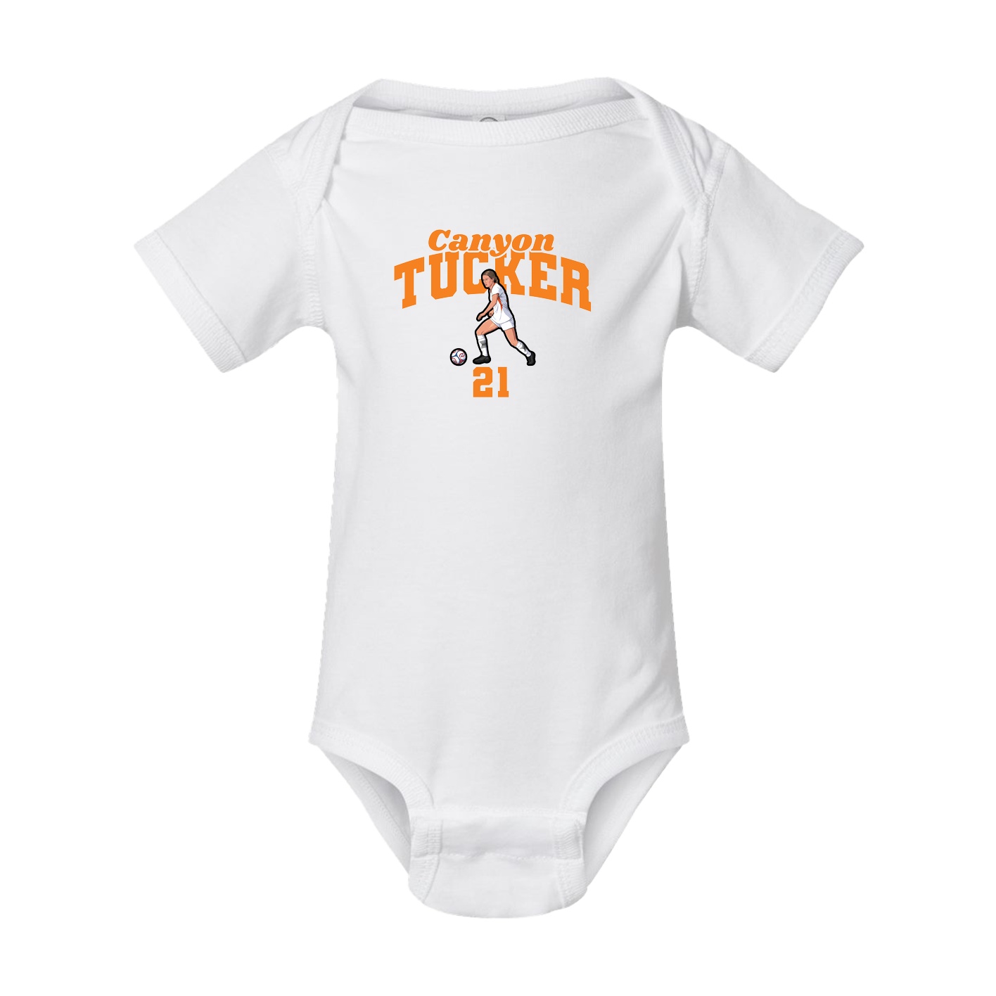 Baby Onesie — Signature Arch in White