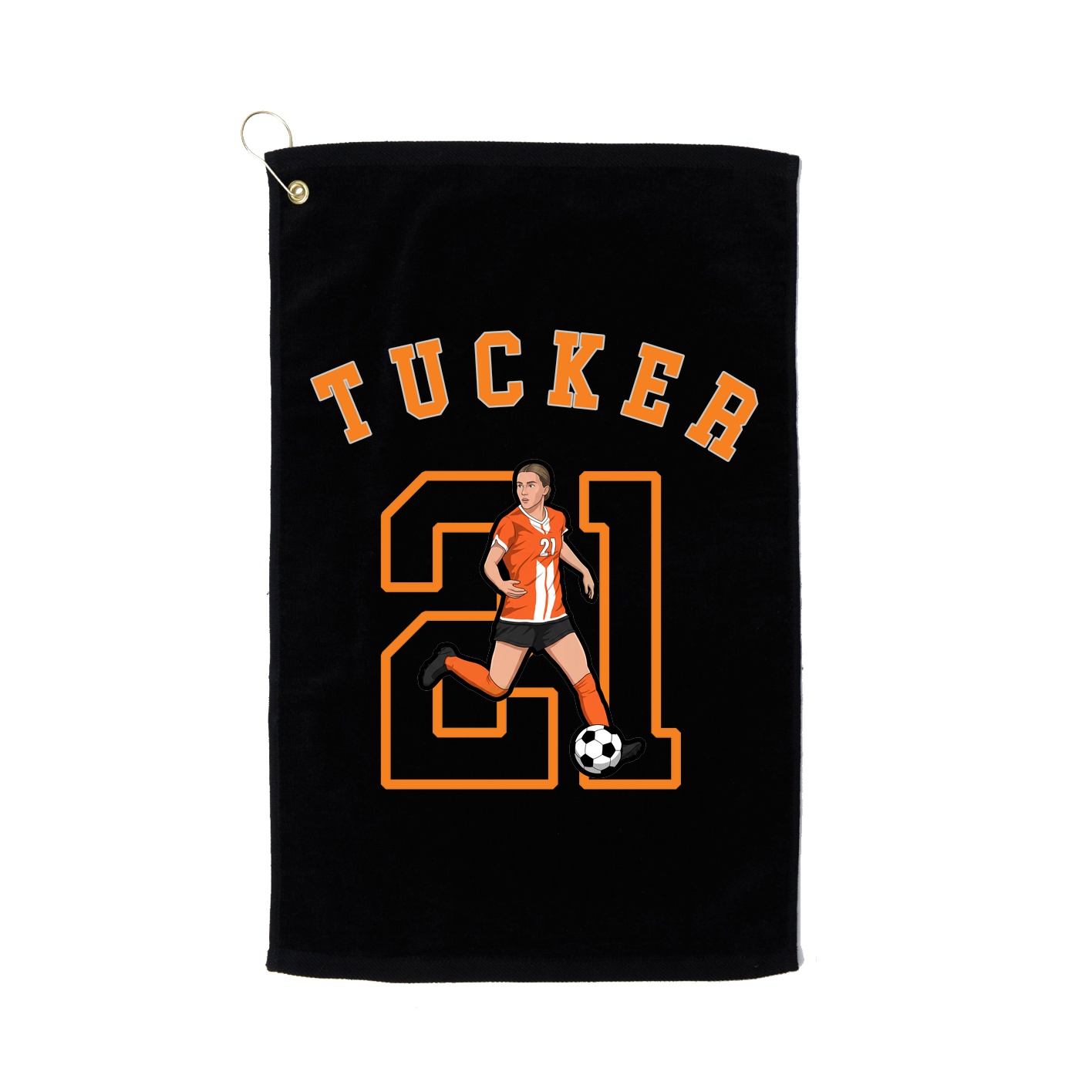 Golf Towel — Shirsey Arch in Black