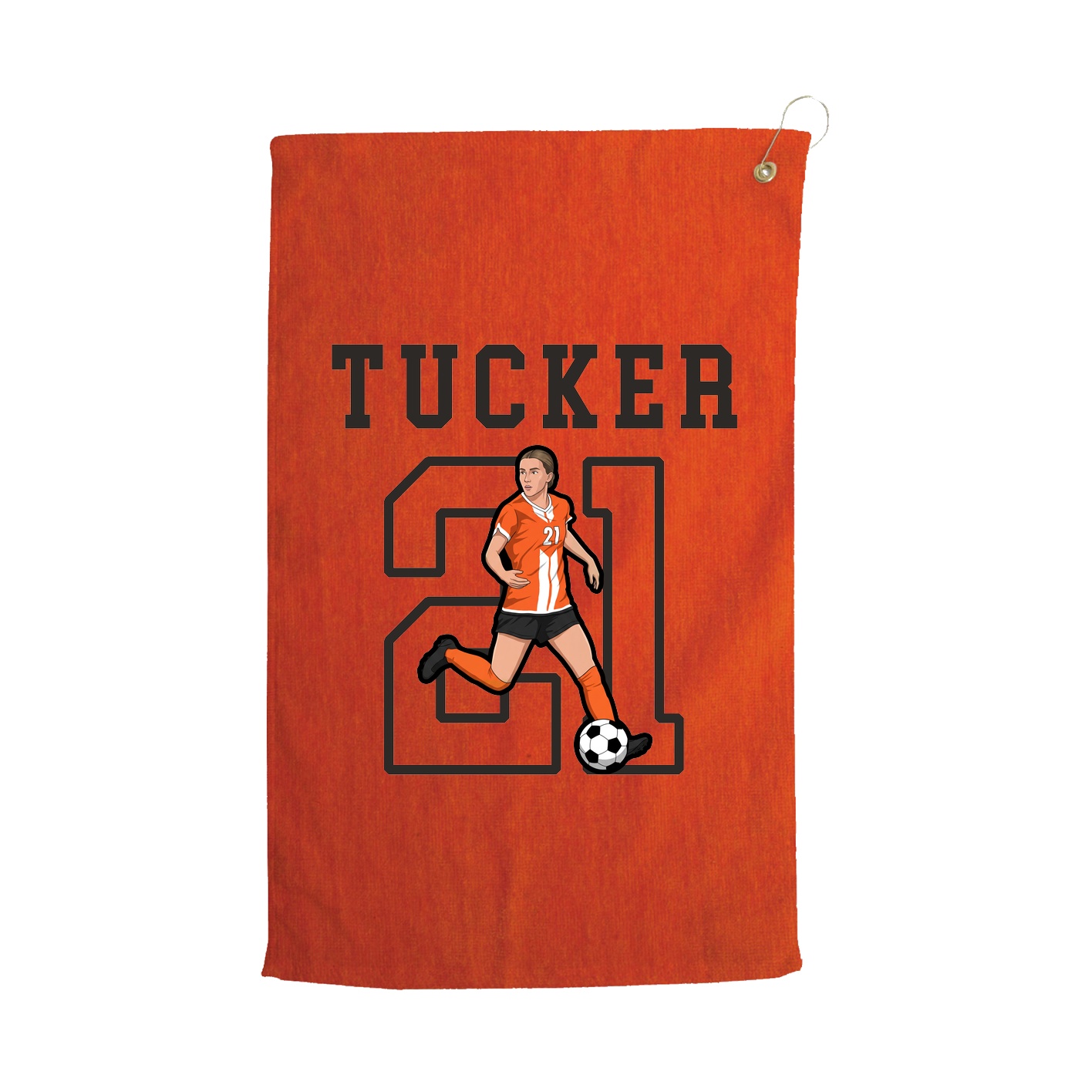 Golf Towel — Shirsey in Orange