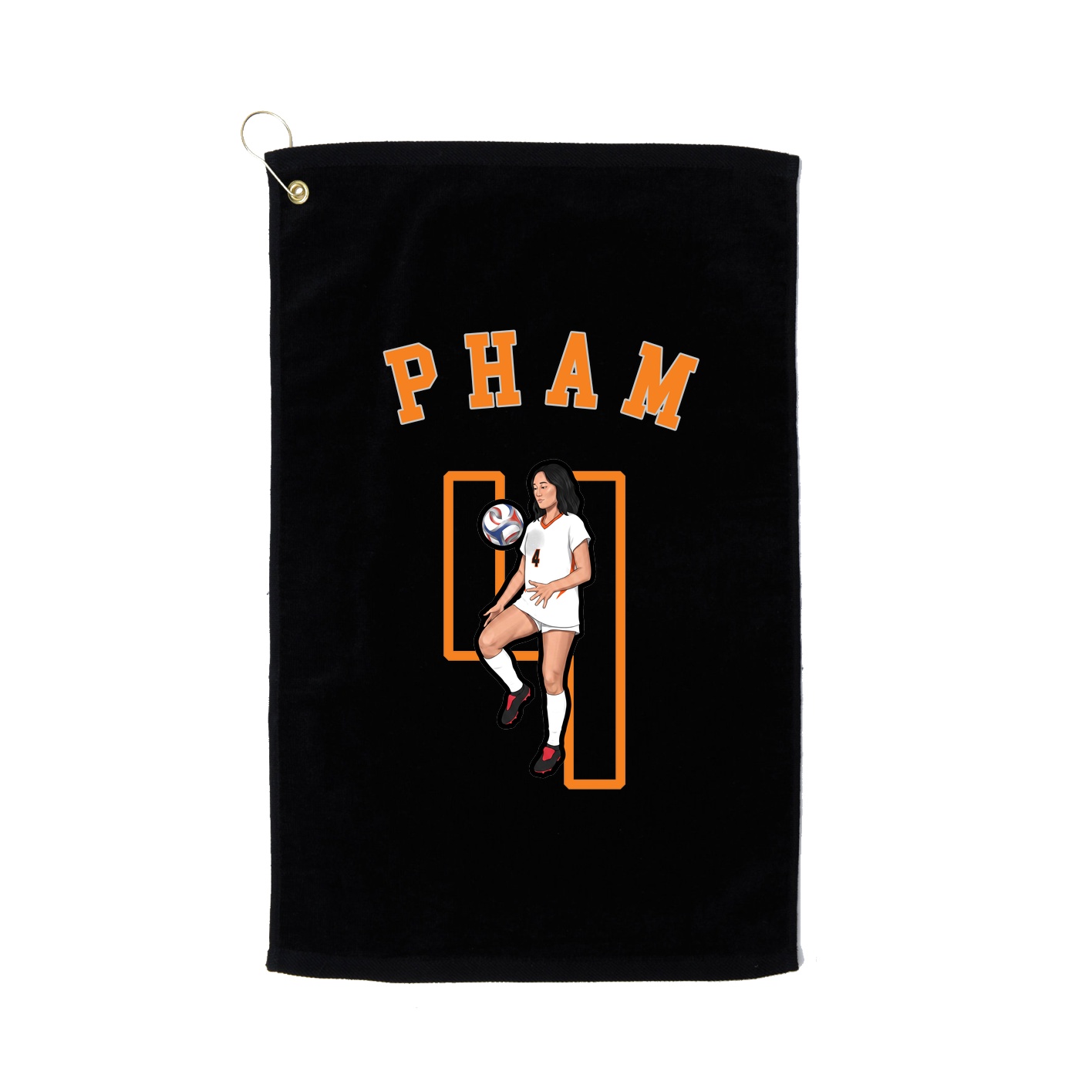 Golf Towel — Shirsey Arch in Black
