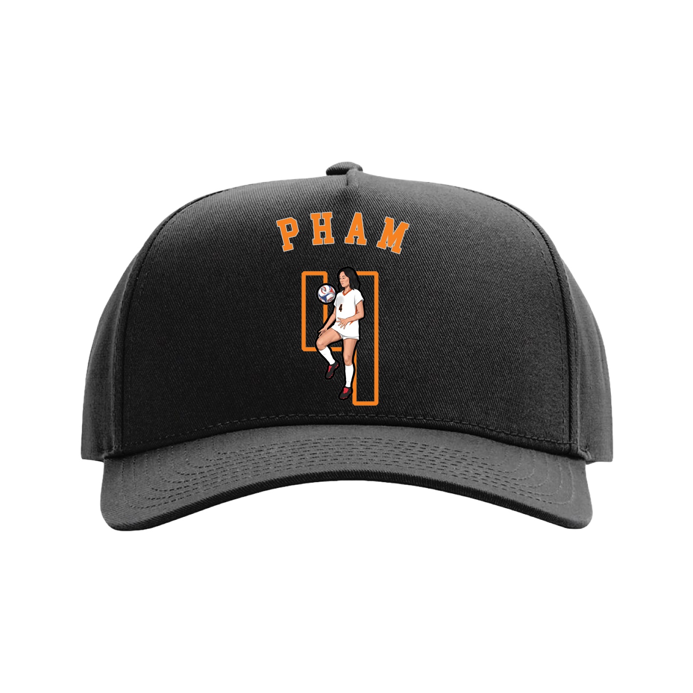 Full Fabric Five-Panel Champ Cap
