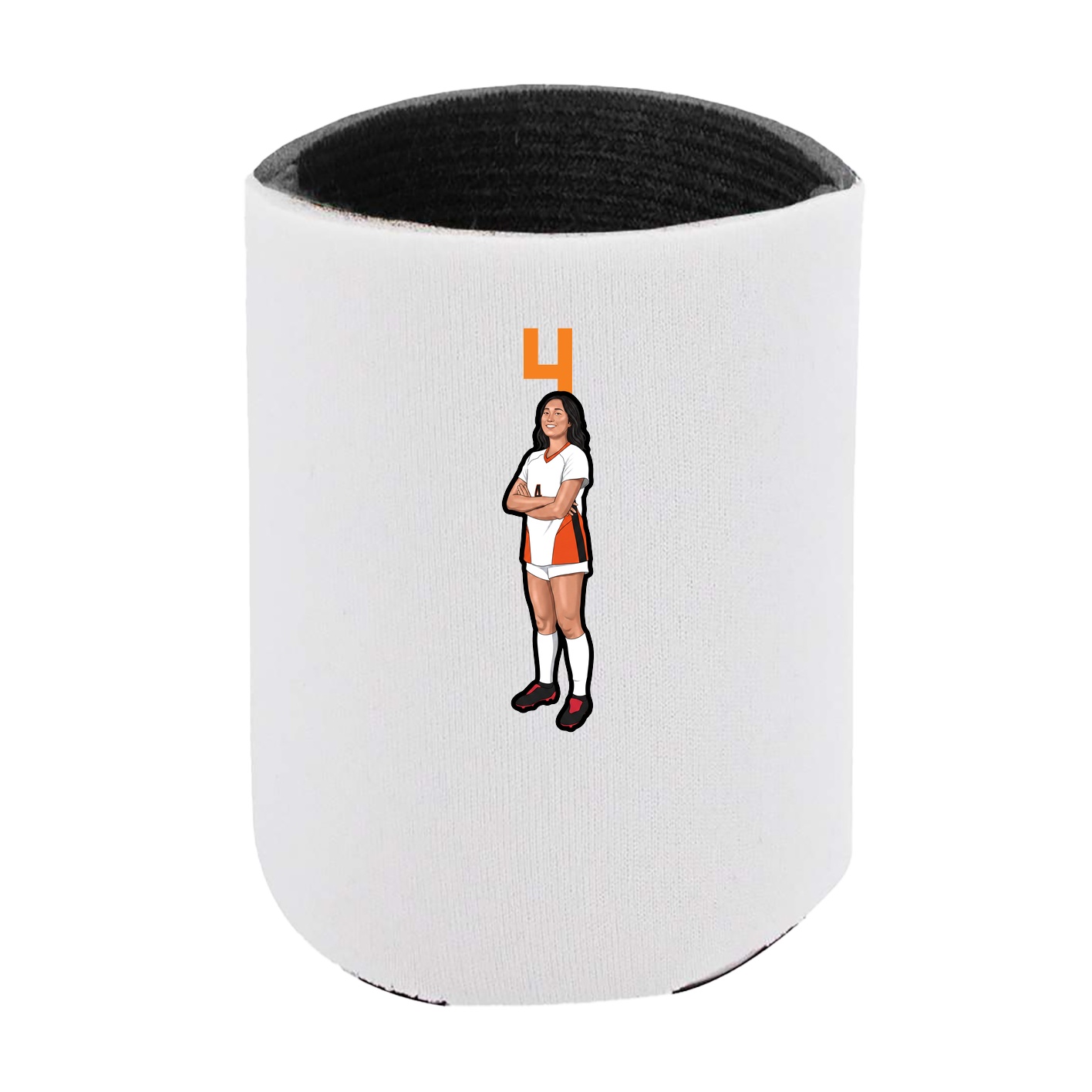 Can Holder — Number Top in White