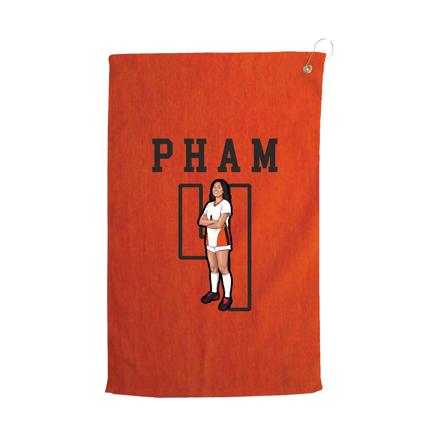 Golf Towel — Shirsey in Orange