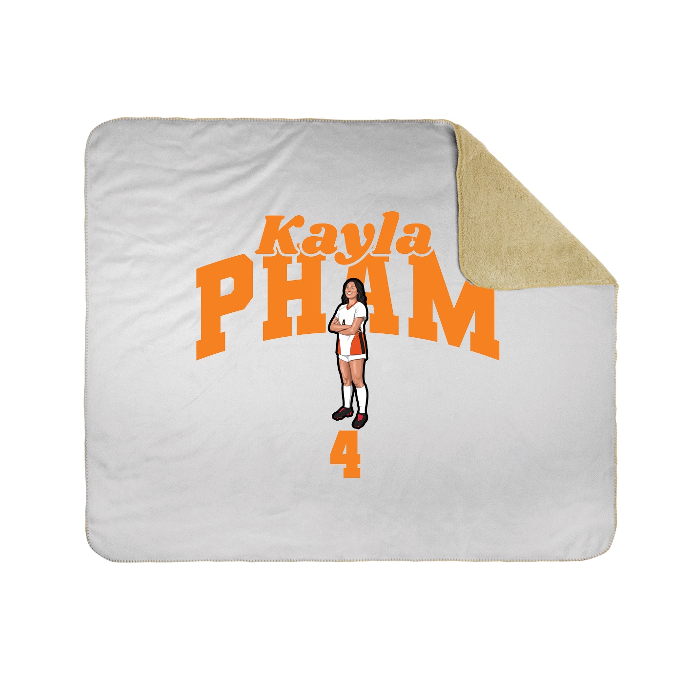 Throw Blanket — Signature Arch in White