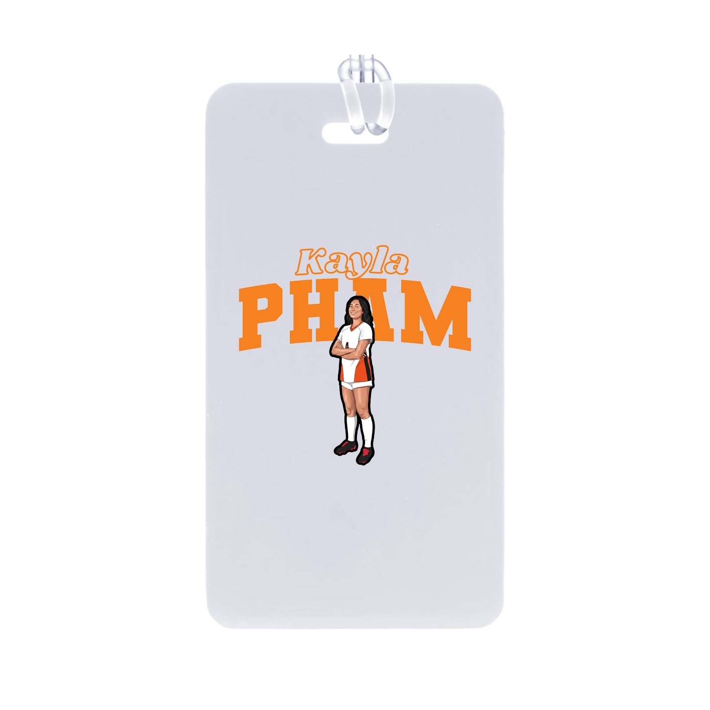 Bag Tag — Name Arch in Classic