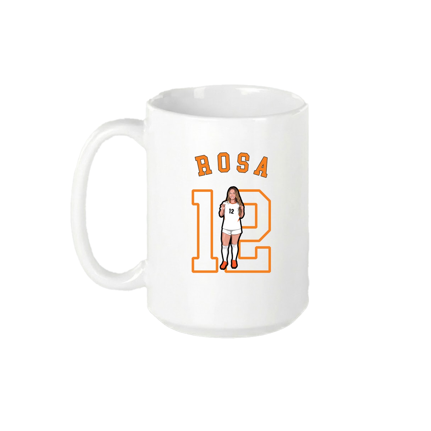 15oz Coffee Mug — Shirsey Arch in White