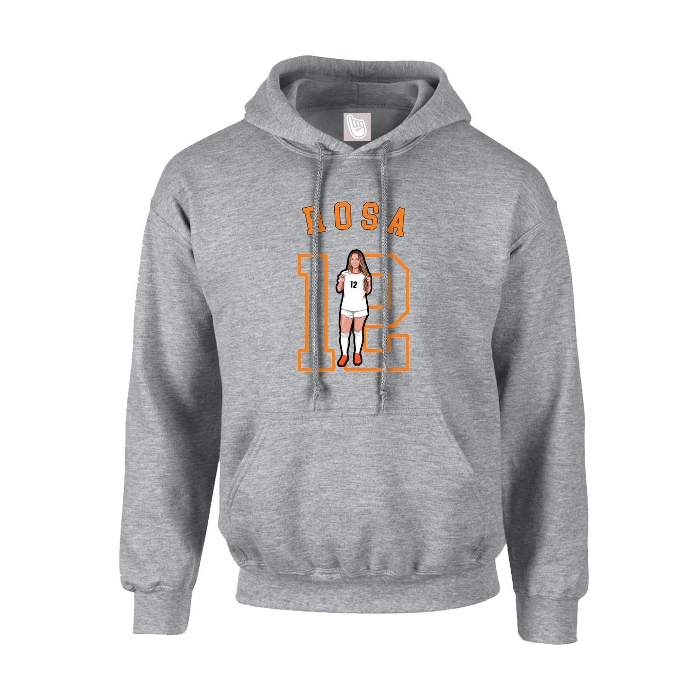 Youth Hoodie — Shirsey Arch in Grey